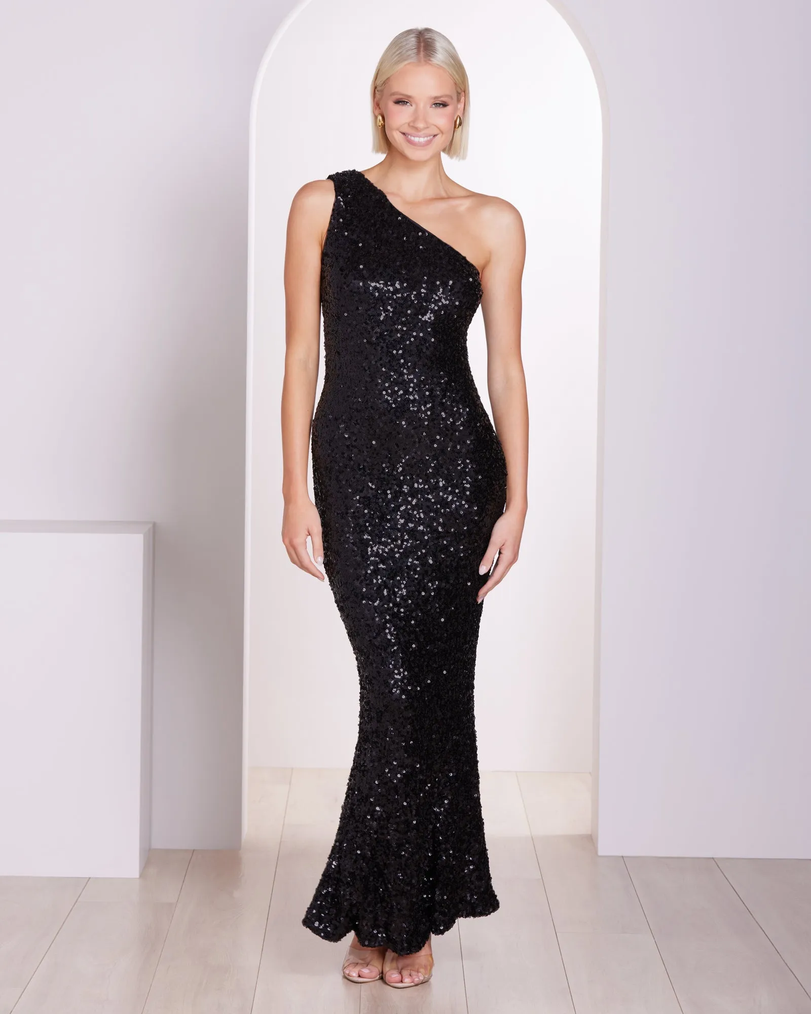 Adelle One Shoulder Gown