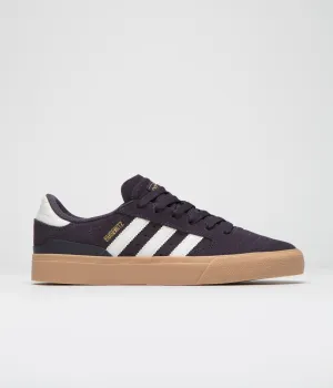 Adidas Busenitz Vulc II Shoes - Aurora Black / Off White / Gum