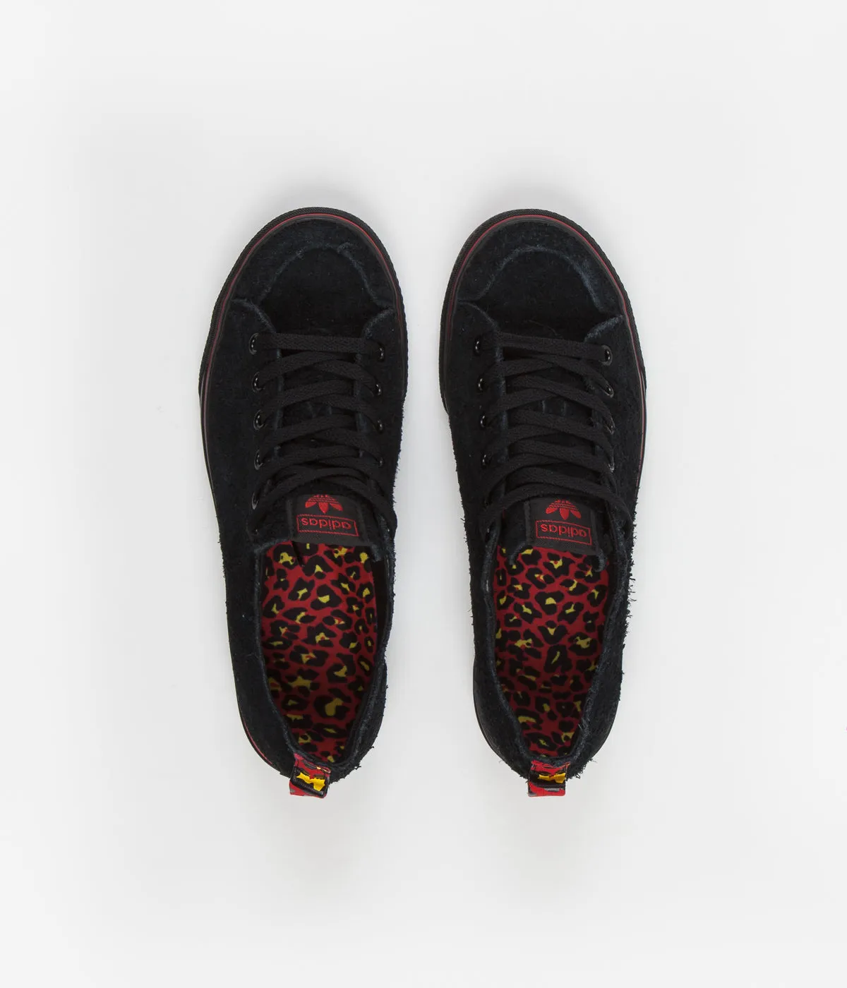 Adidas Nizza RF 'Na-Kel' Shoes - Core Black / Scarlet / White