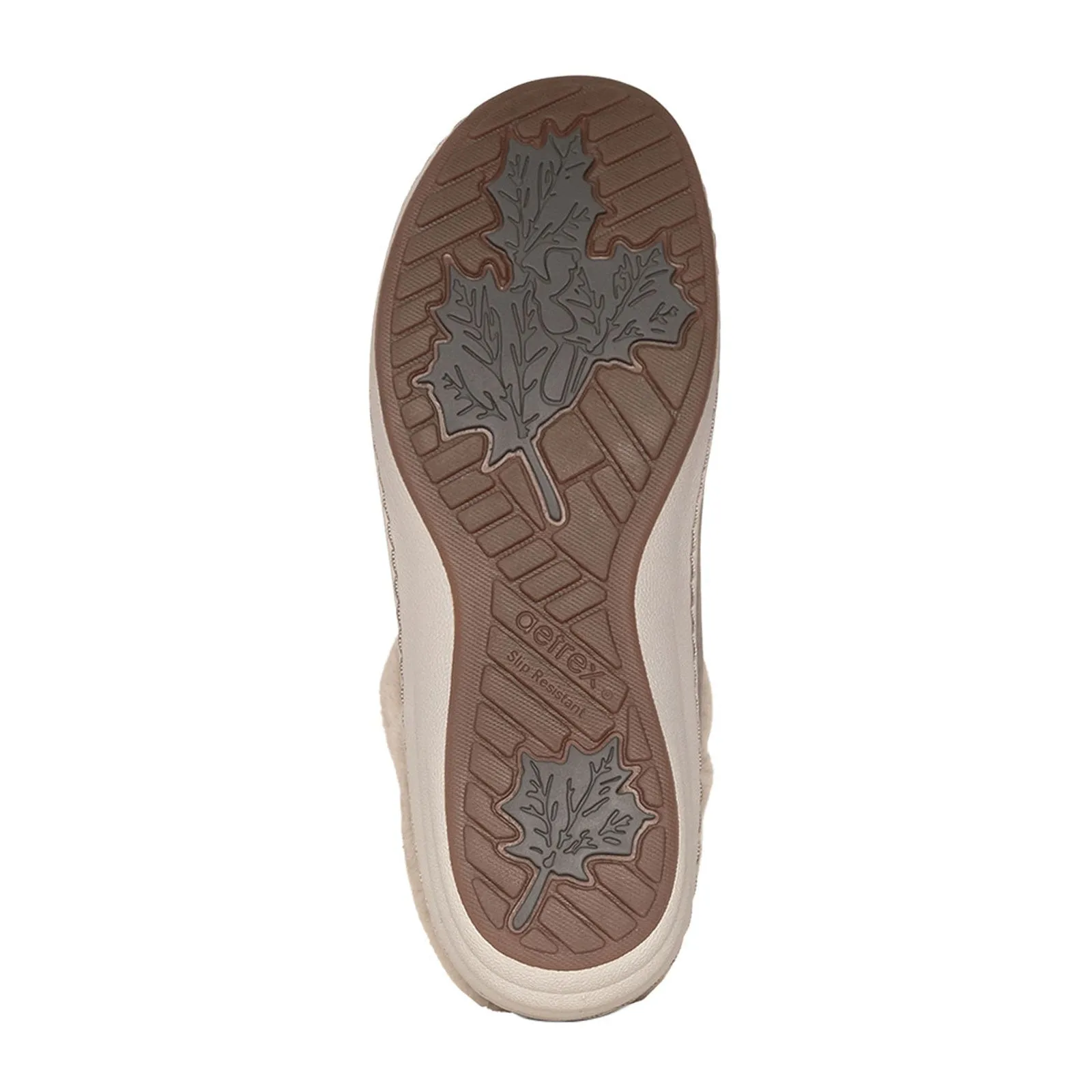 Aetrex Chrissy Slip On (Women) - Beige Leather