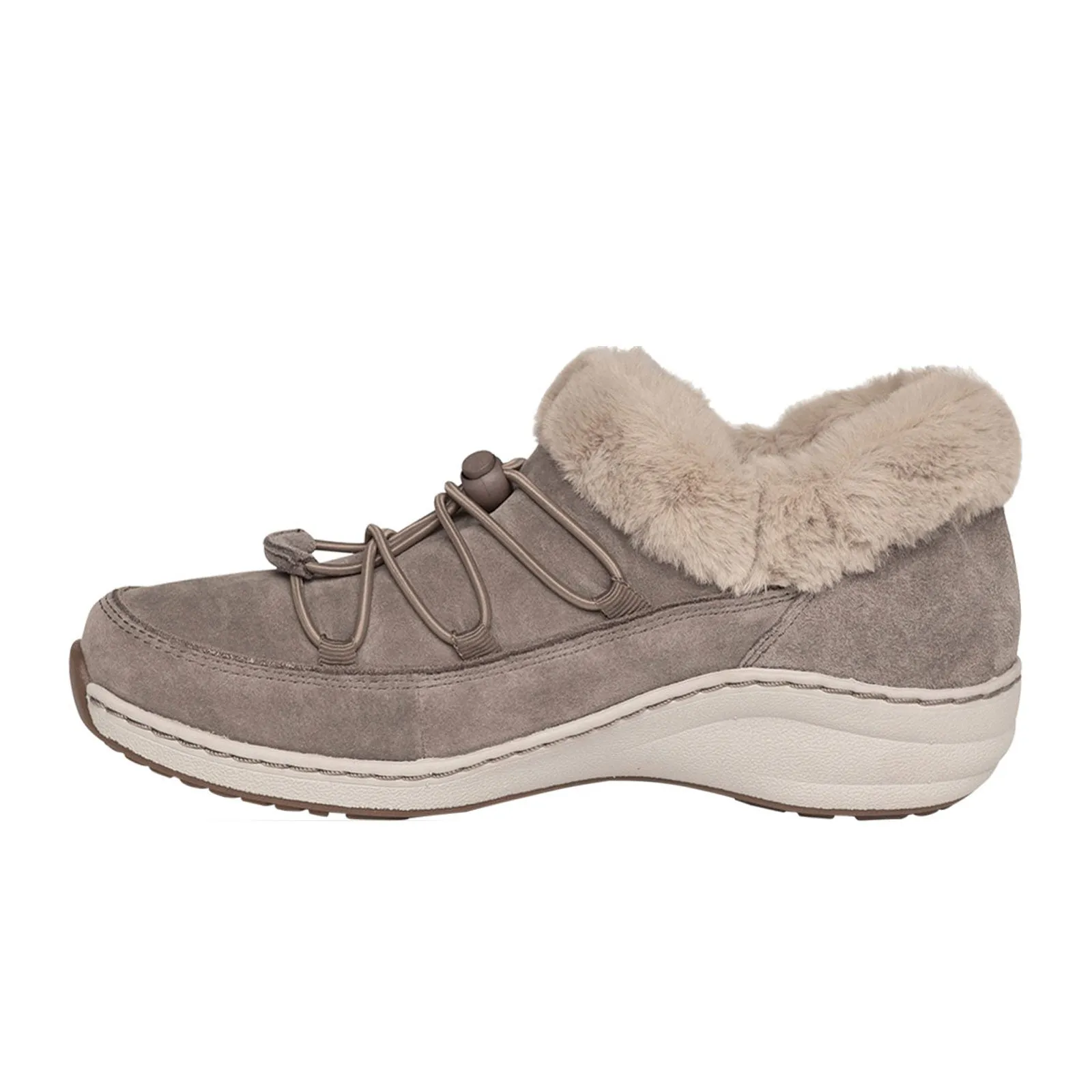 Aetrex Chrissy Slip On (Women) - Beige Leather