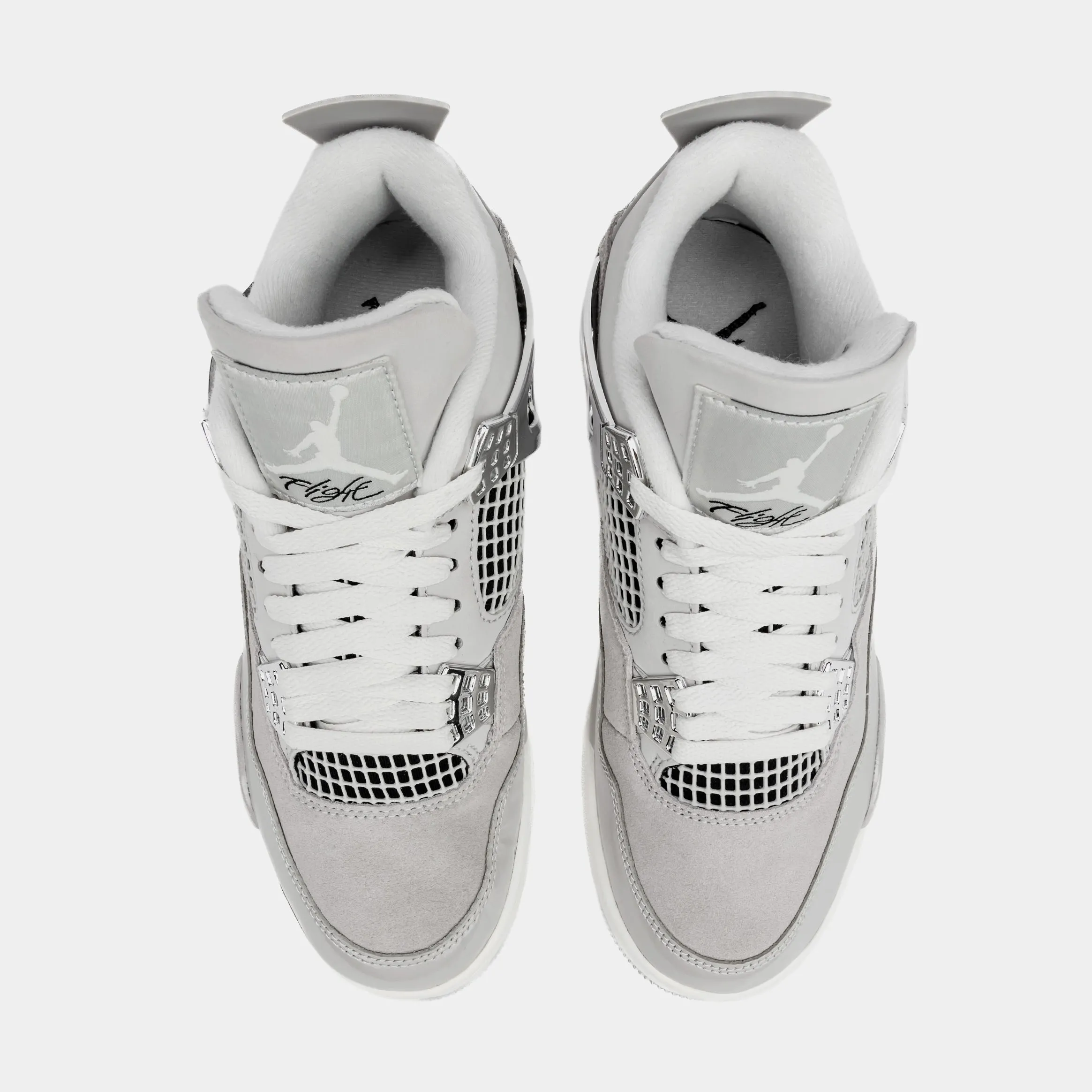 Air Jordan 4 Retro Frozen Moments Womens Lifestyle Shoes (Grey/White) Limit One Per Customer