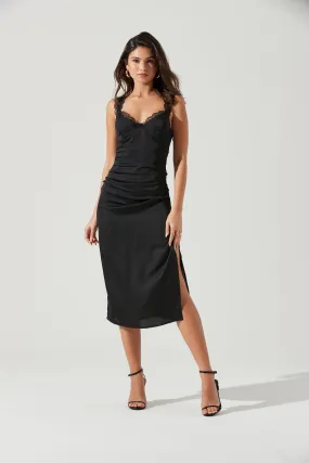 Alva Sweetheart Midi Dress