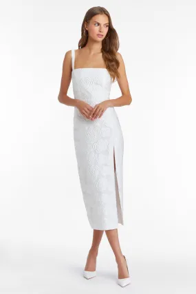 Amanda Uprichard - Monica Dress In Jacquard - White