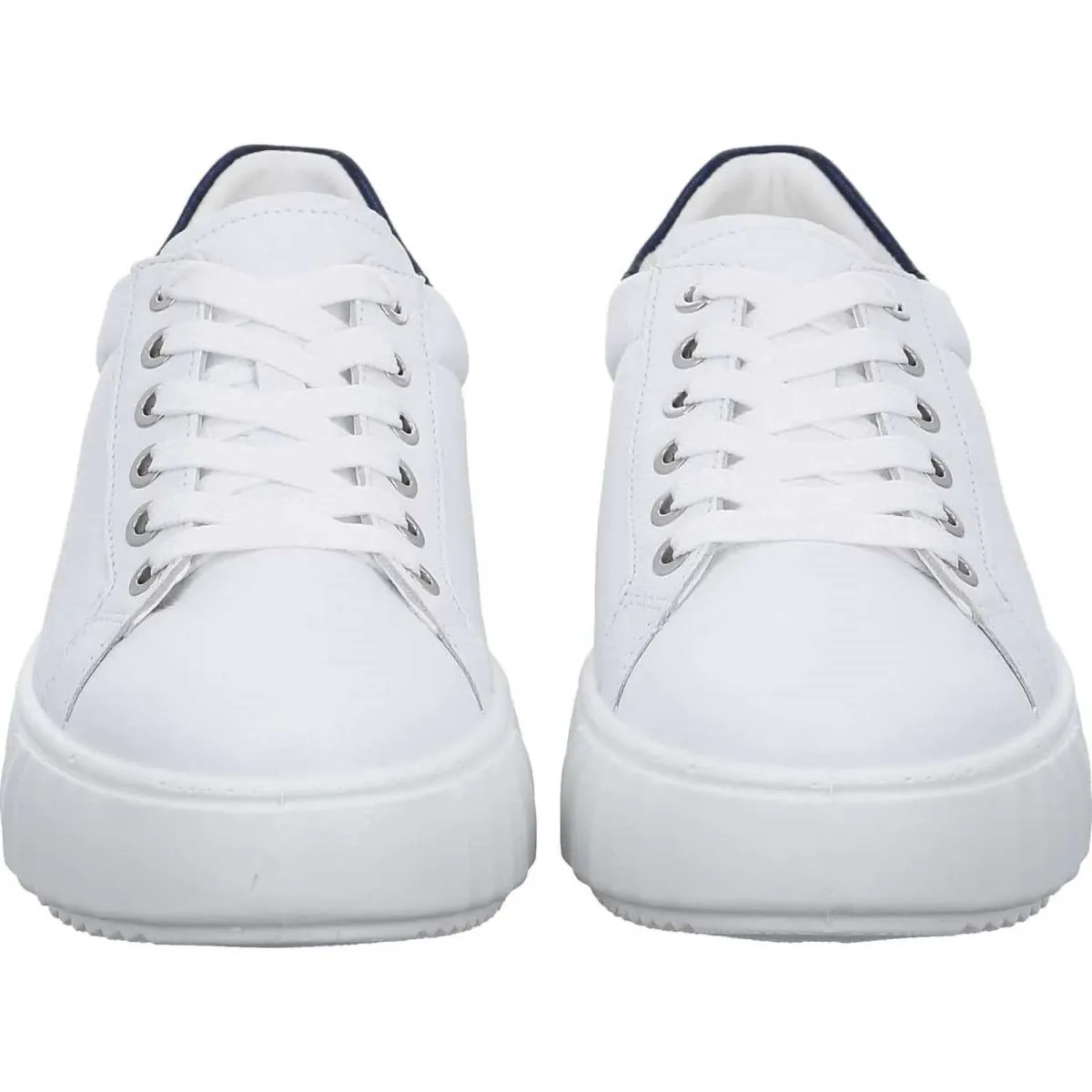 Ara Women's Mikky White/Navy Leather