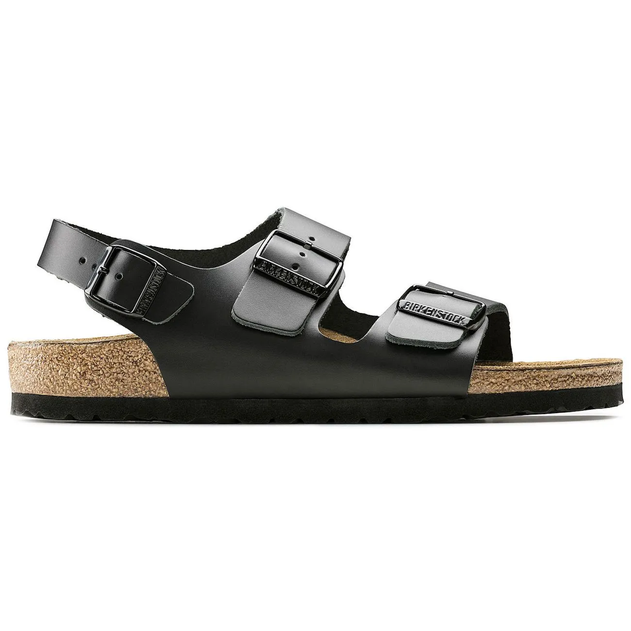 Birkenstock, Milano, Smooth Leather, Regular Fit, Black