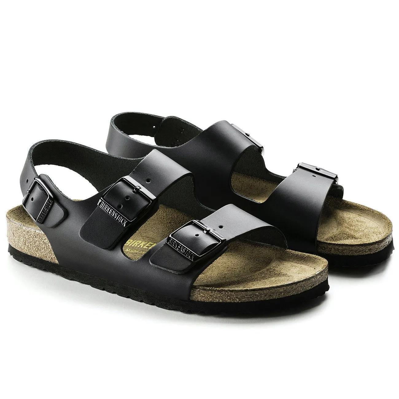 Birkenstock, Milano, Smooth Leather, Regular Fit, Black