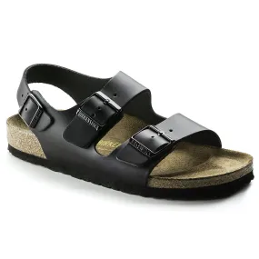 Birkenstock, Milano, Smooth Leather, Regular Fit, Black