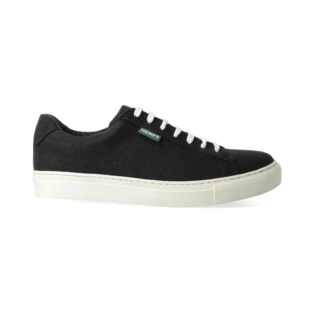 BLACK HEMP SNEAKERS