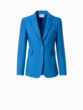 Blazer aus Pebble Crêpe