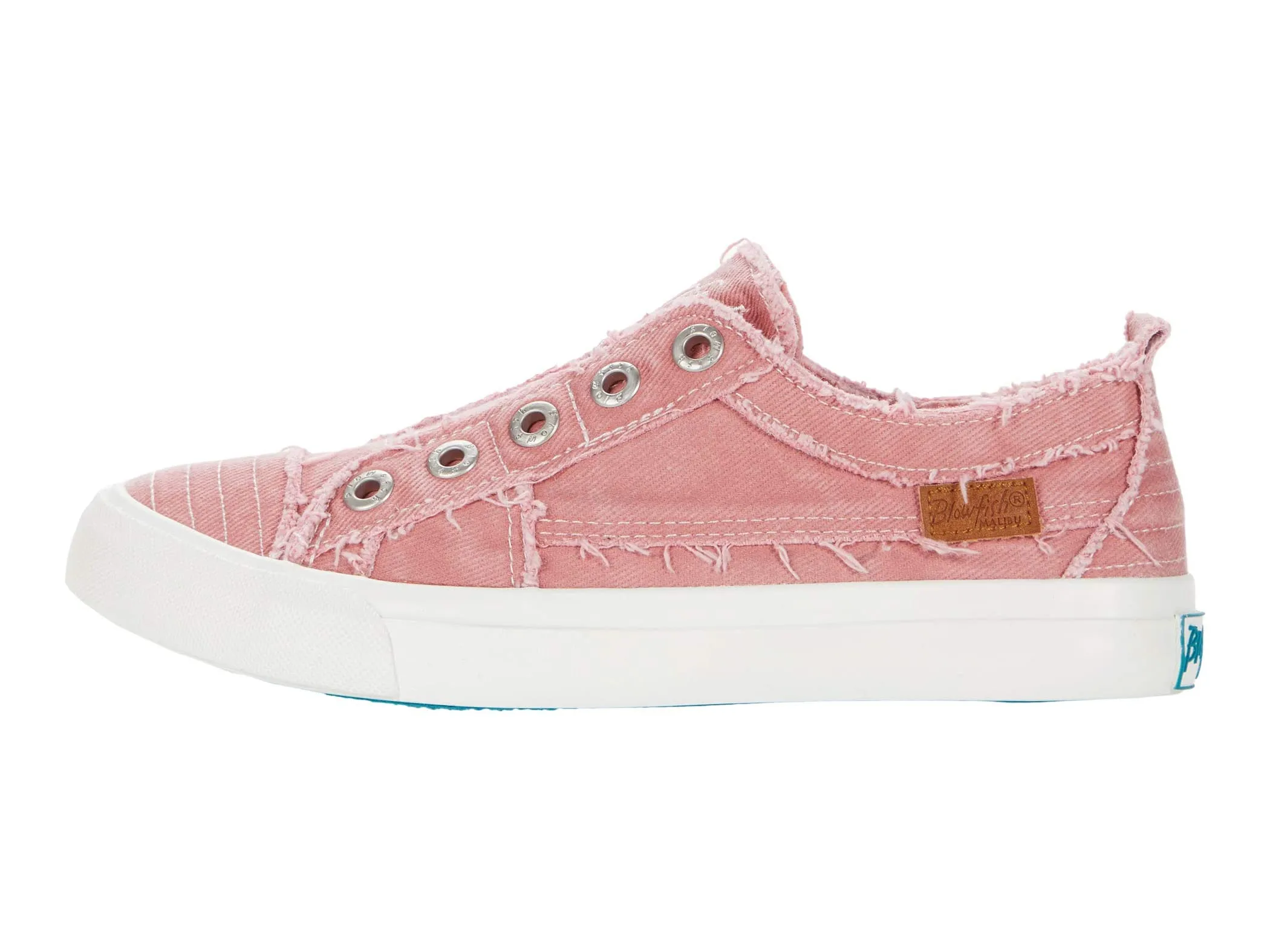 Blowfish Malibu Women's Play Slip On Comfort Fashion Sneaker Dusty Pink Hip smokedTwill