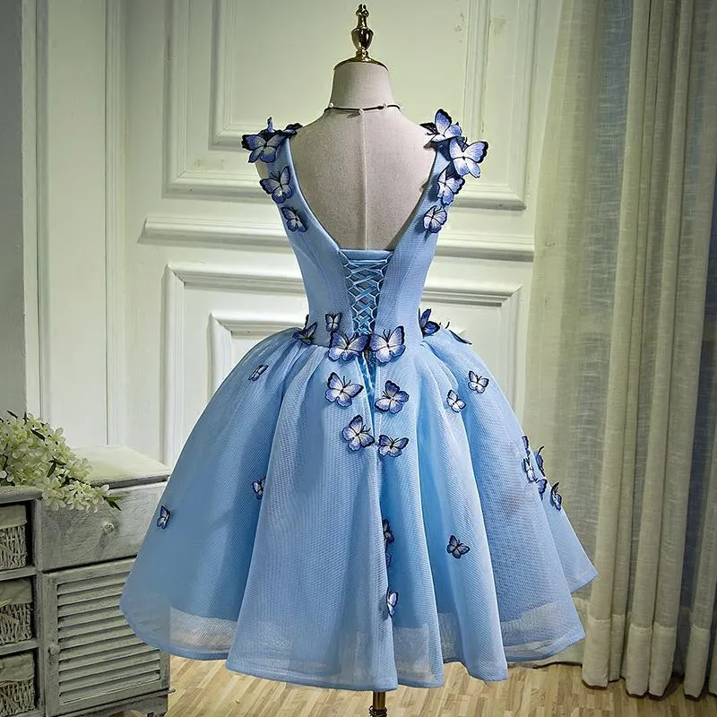 Blue Chic Homecoming dress Cheap Party Homecoming Dress ER038