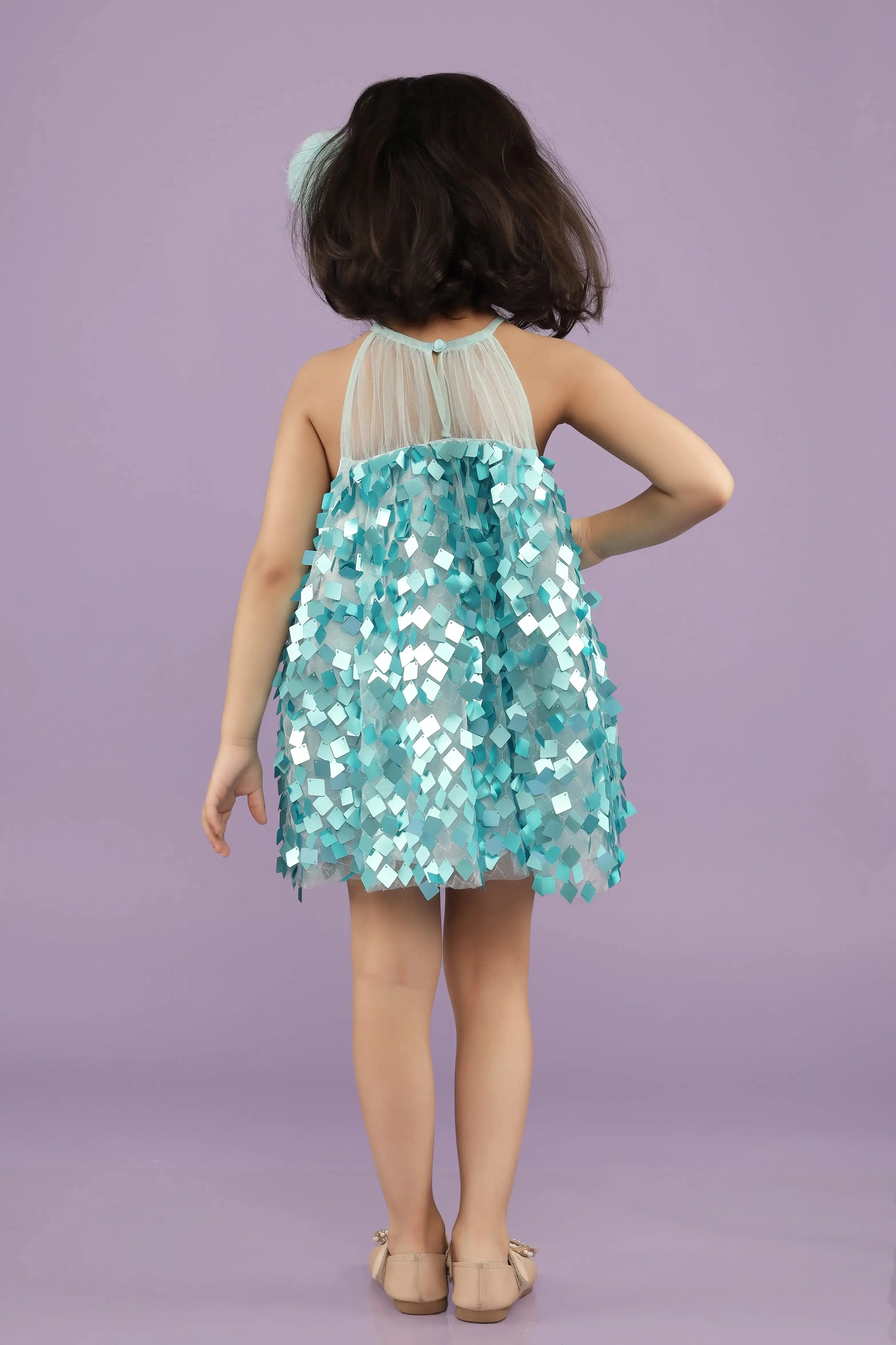 Blue Sparkler Party Dress