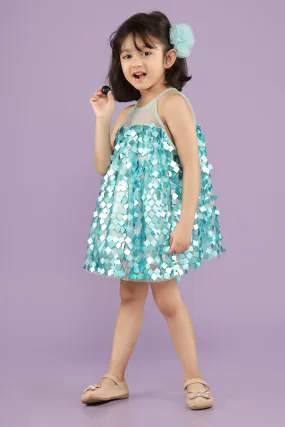 Blue Sparkler Party Dress