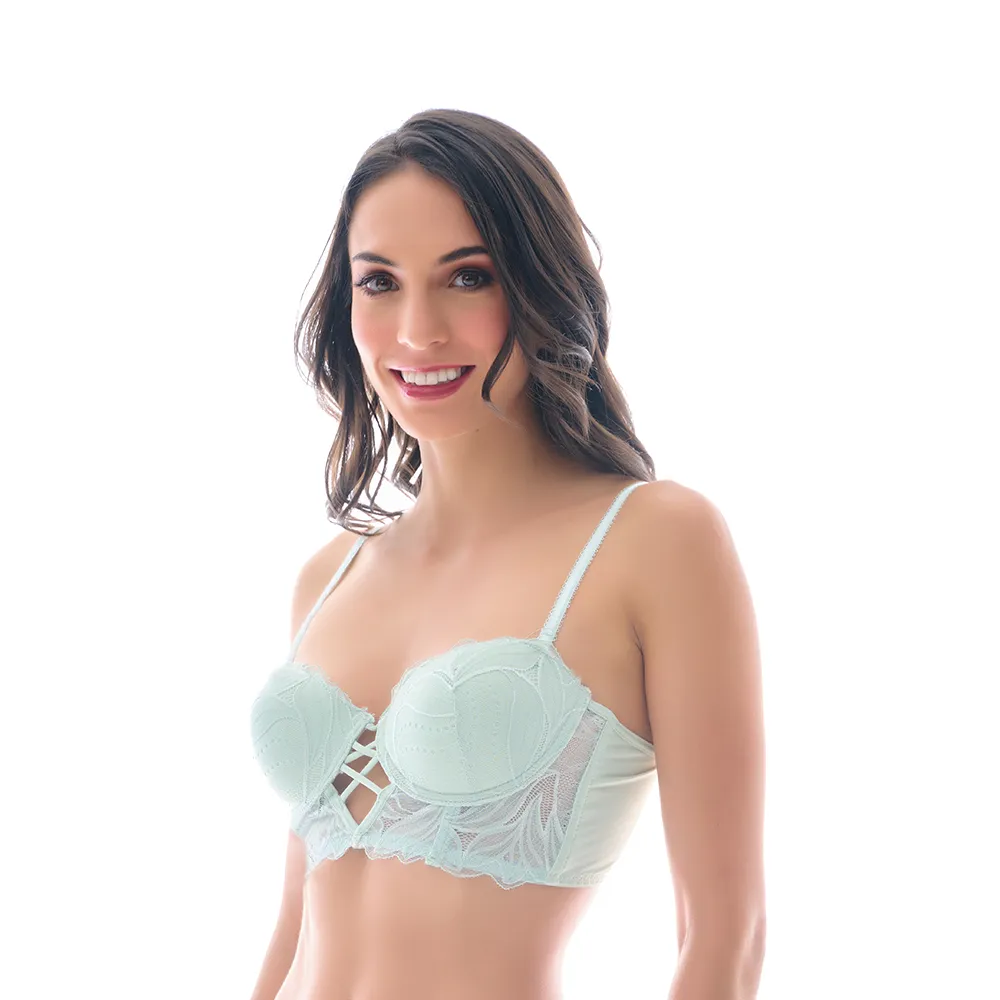 Brasier coordinable strapless de peto largo 24578 Lady Carnival