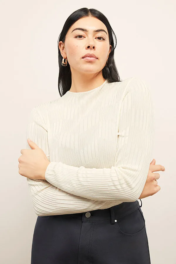 Brodie Top - Cascade Knit :: Ivory