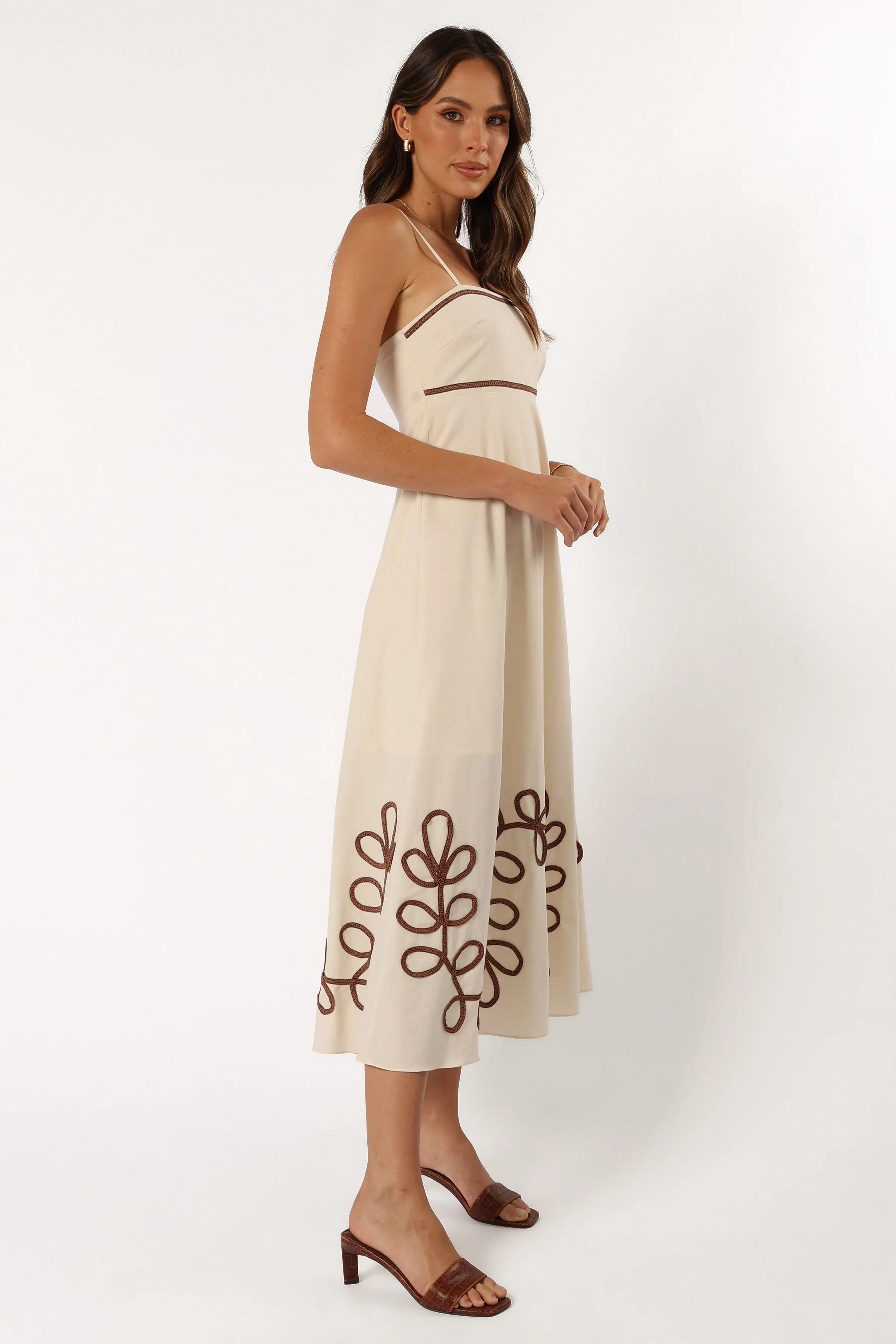 Charlotte Maxi Dress - Beige