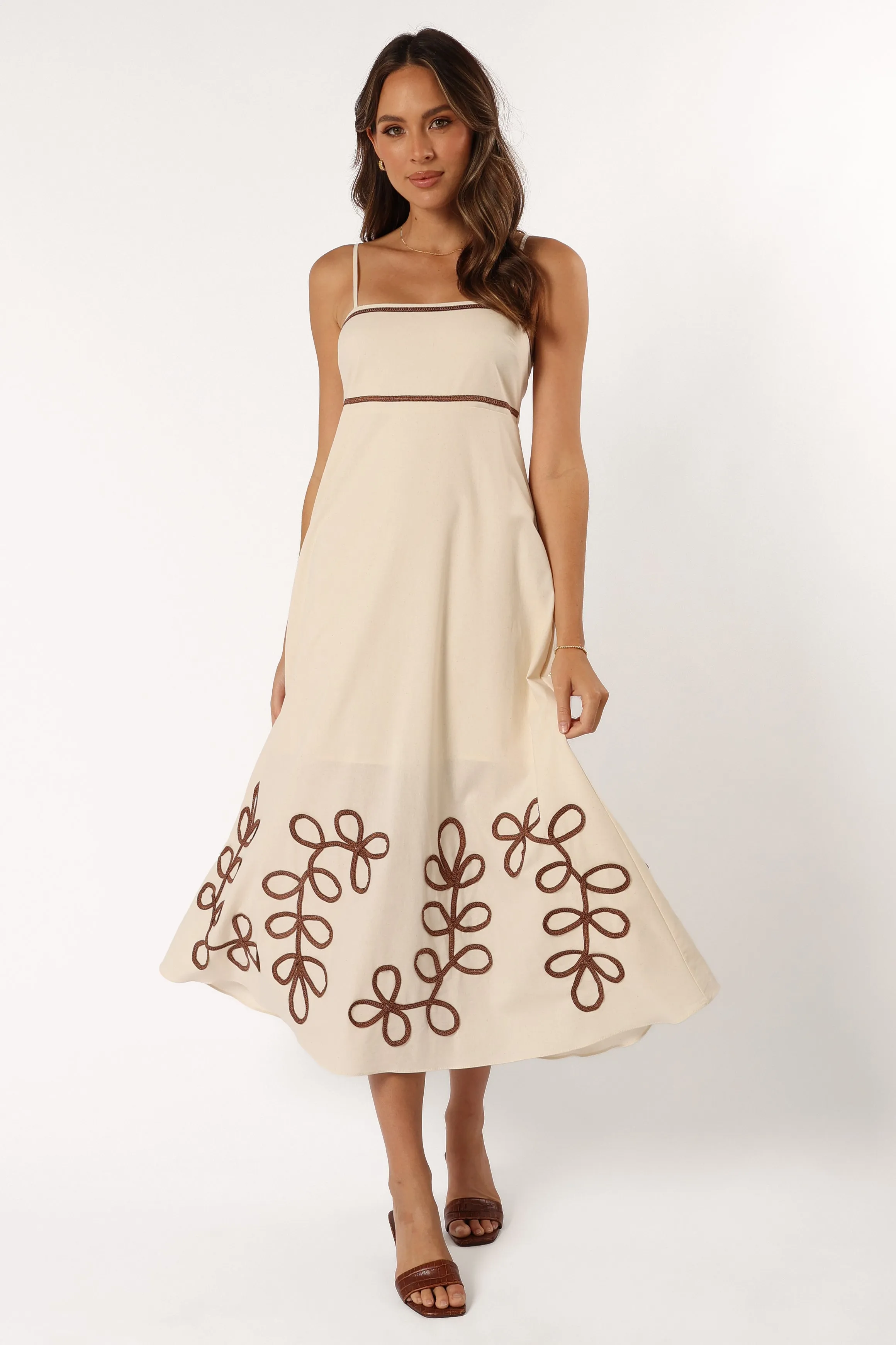 Charlotte Maxi Dress - Beige