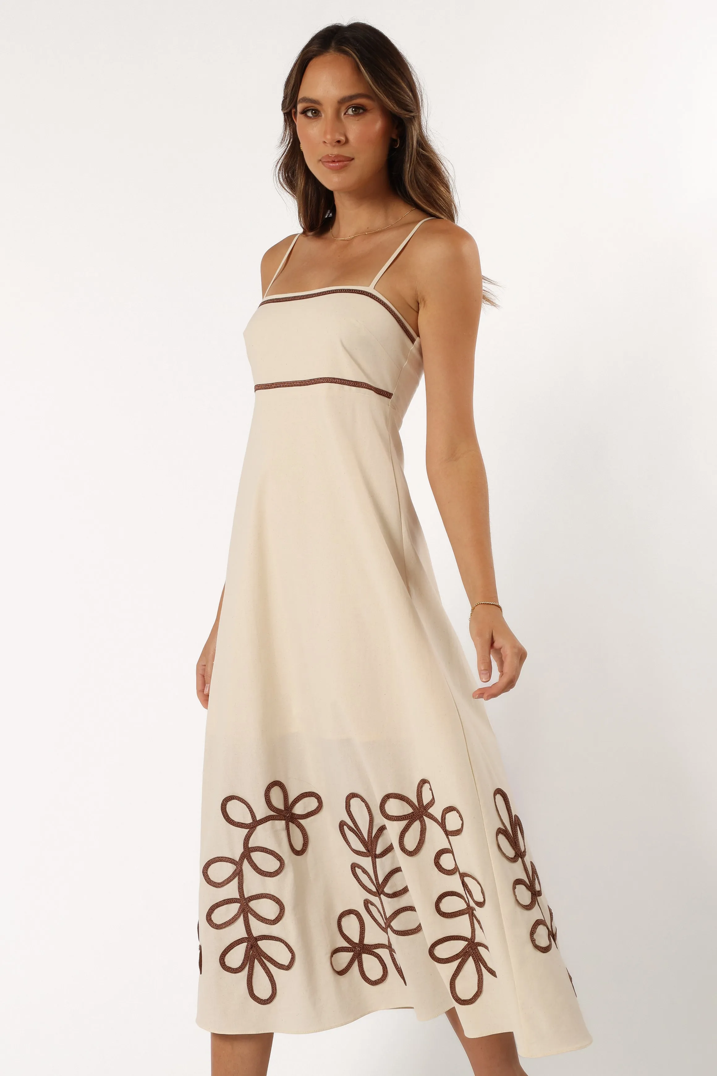 Charlotte Maxi Dress - Beige