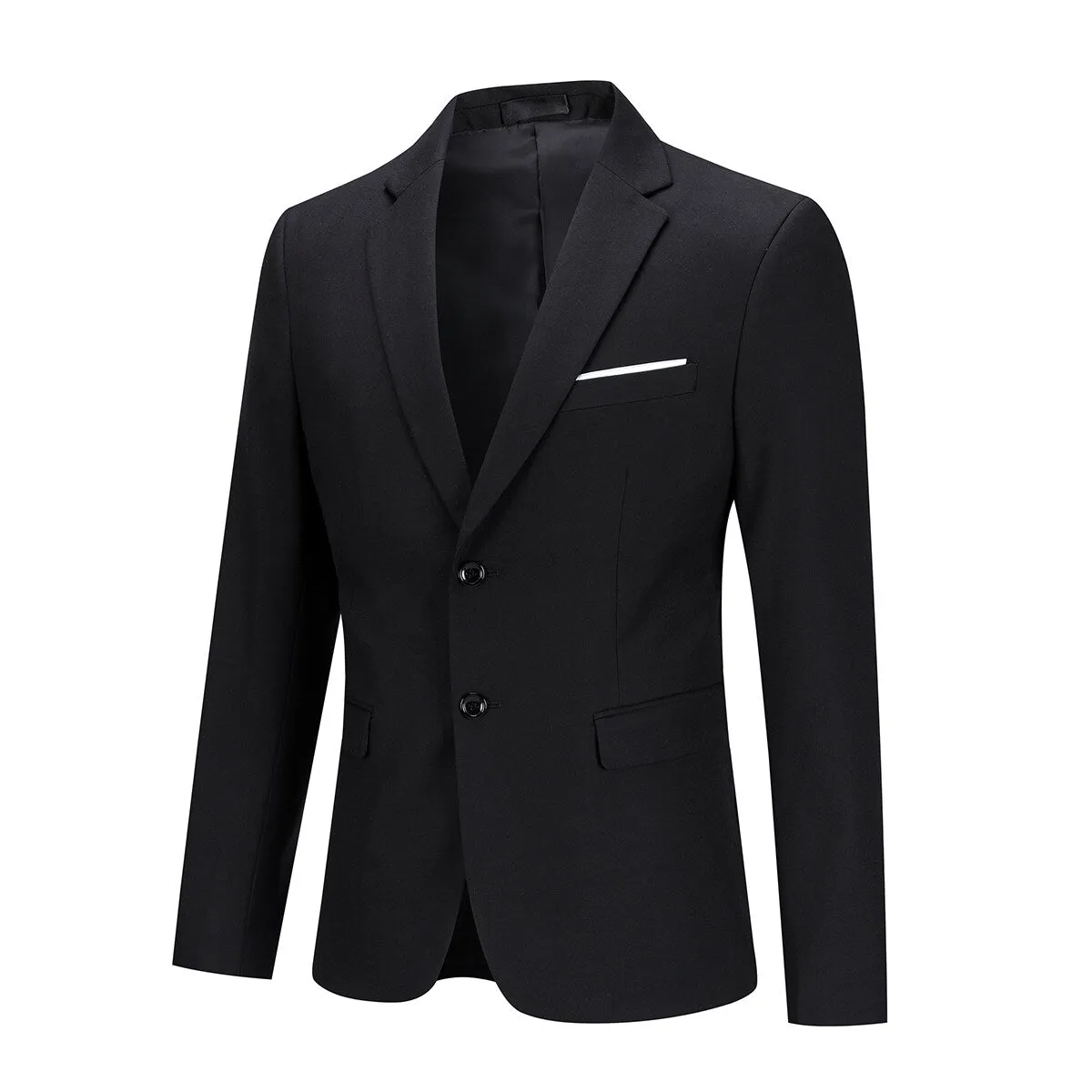 Classic Black Blazer Two Buttons Blazer