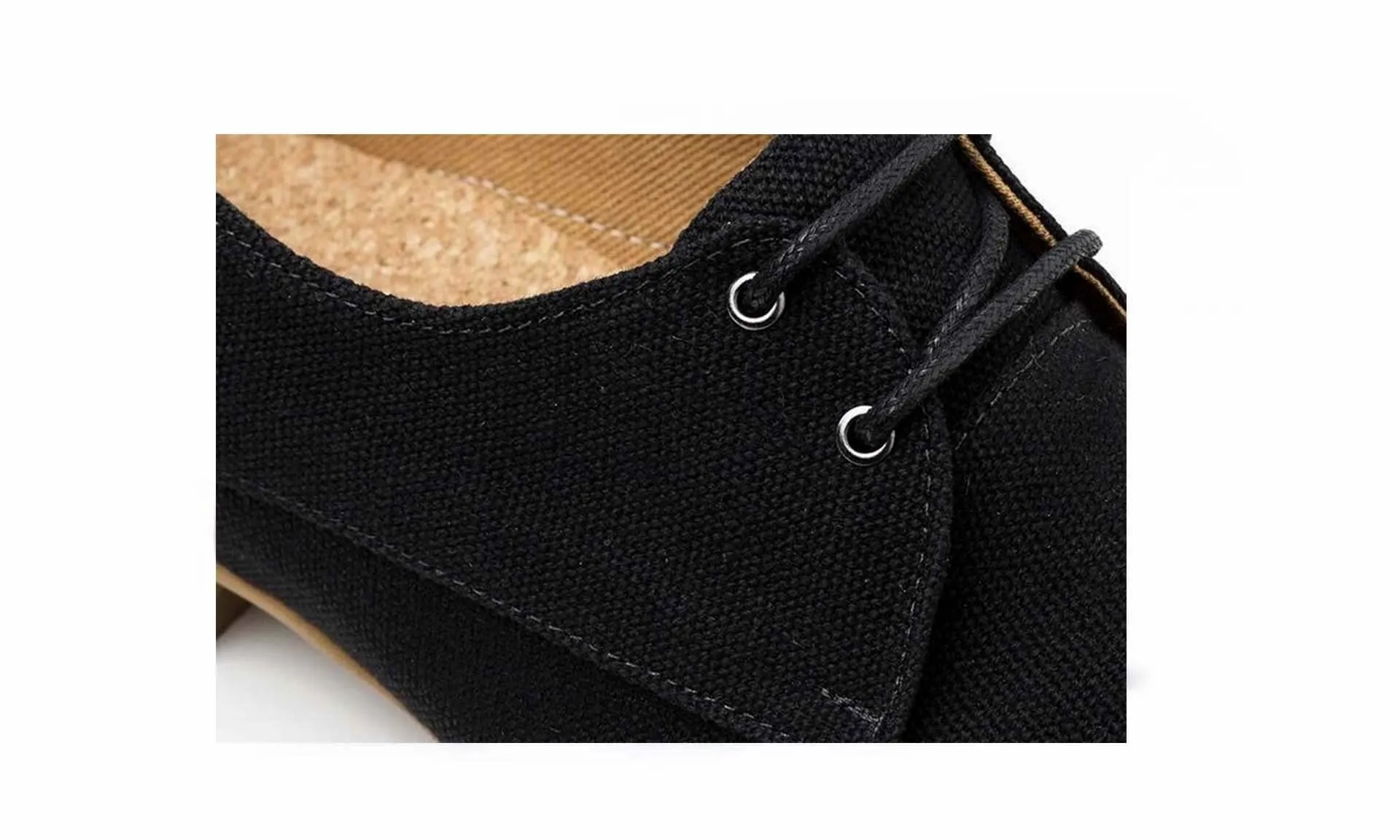 'Claudia' vegan women's Oxford by Ahimsa - black