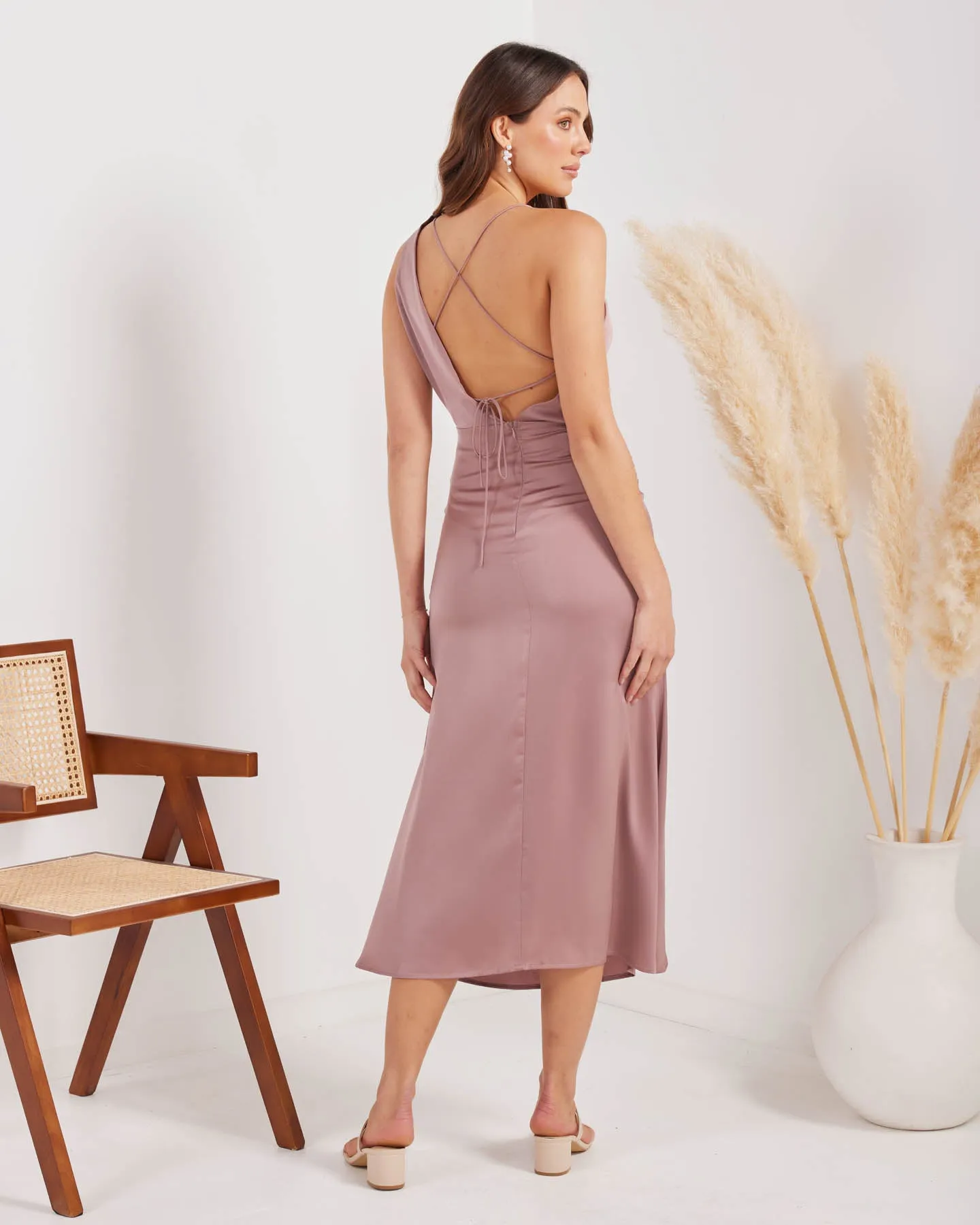 Daphne Dress-Mauve