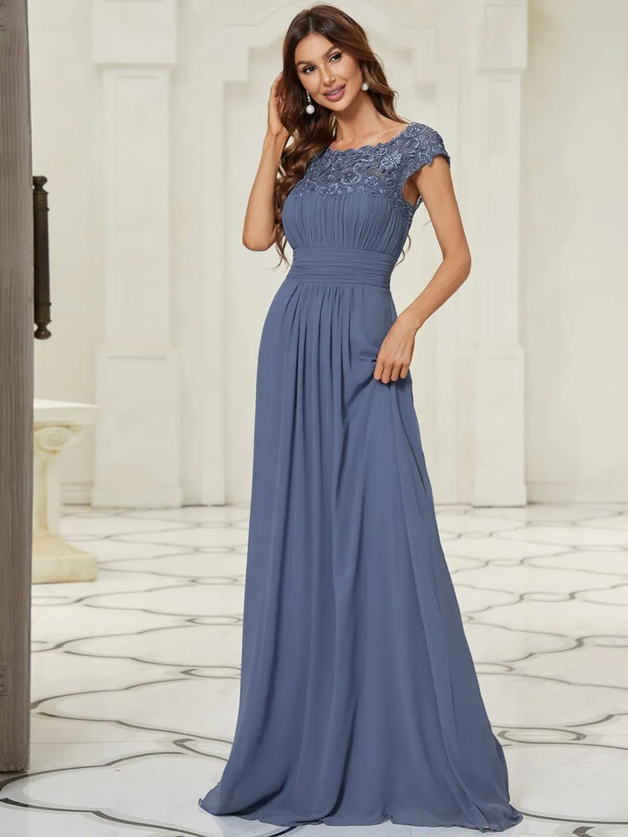 Dusty Navy Concert Dresses