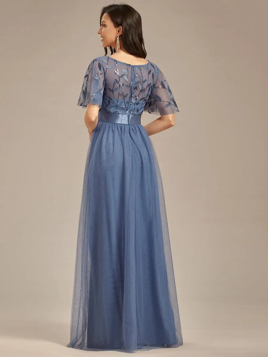 Dusty Navy Concert Dresses