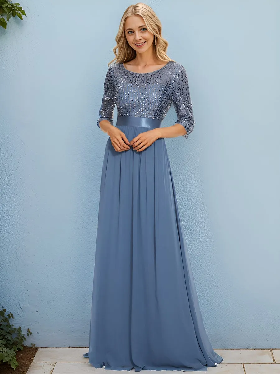 Dusty Navy Concert Dresses