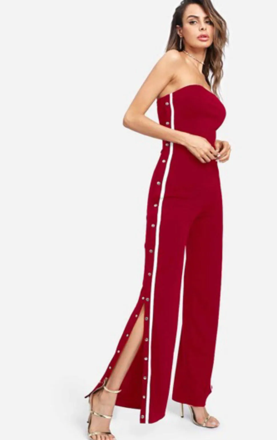 Elena Tube Slit Jumpsuit