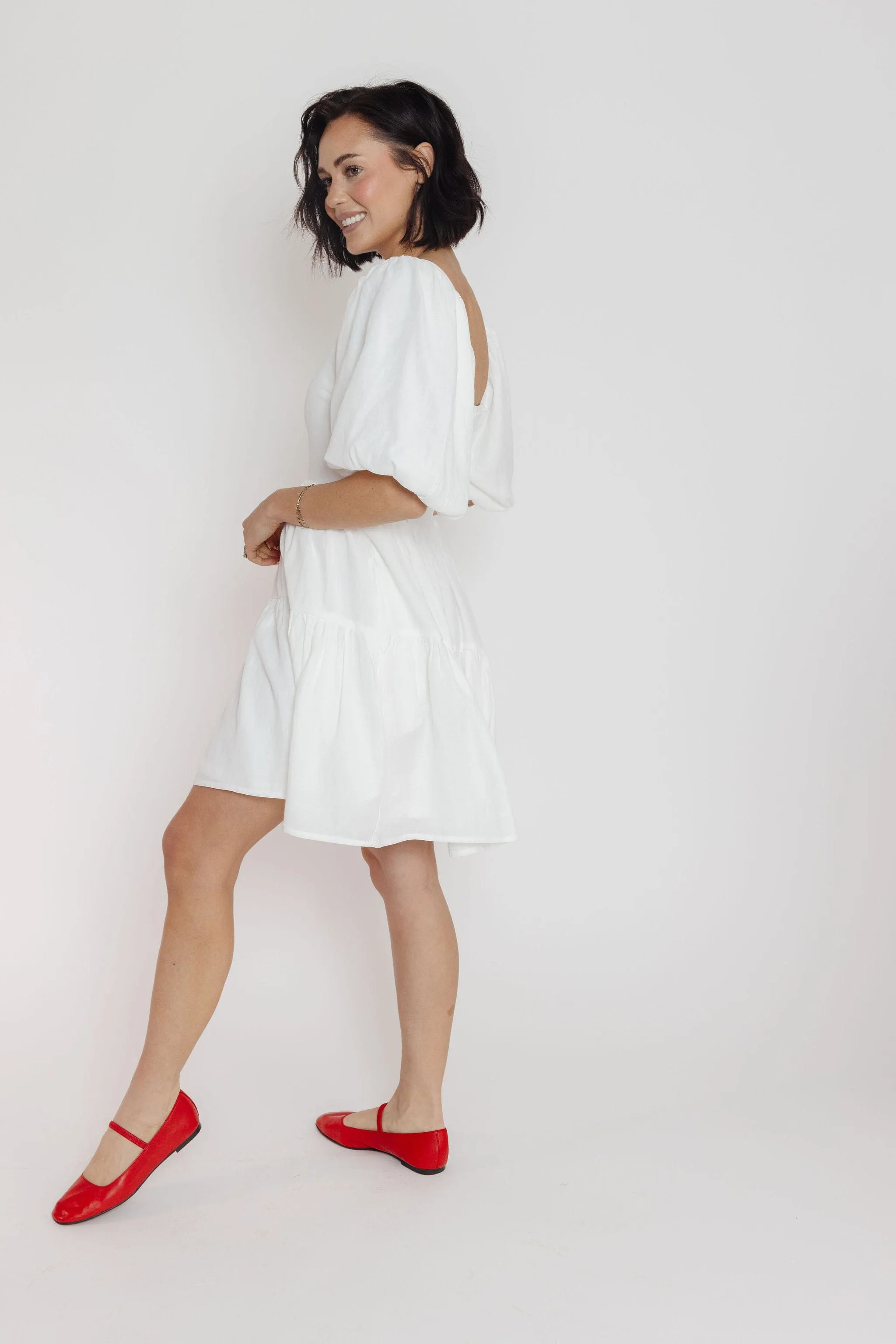 Faithfully Yours Dress in Off White