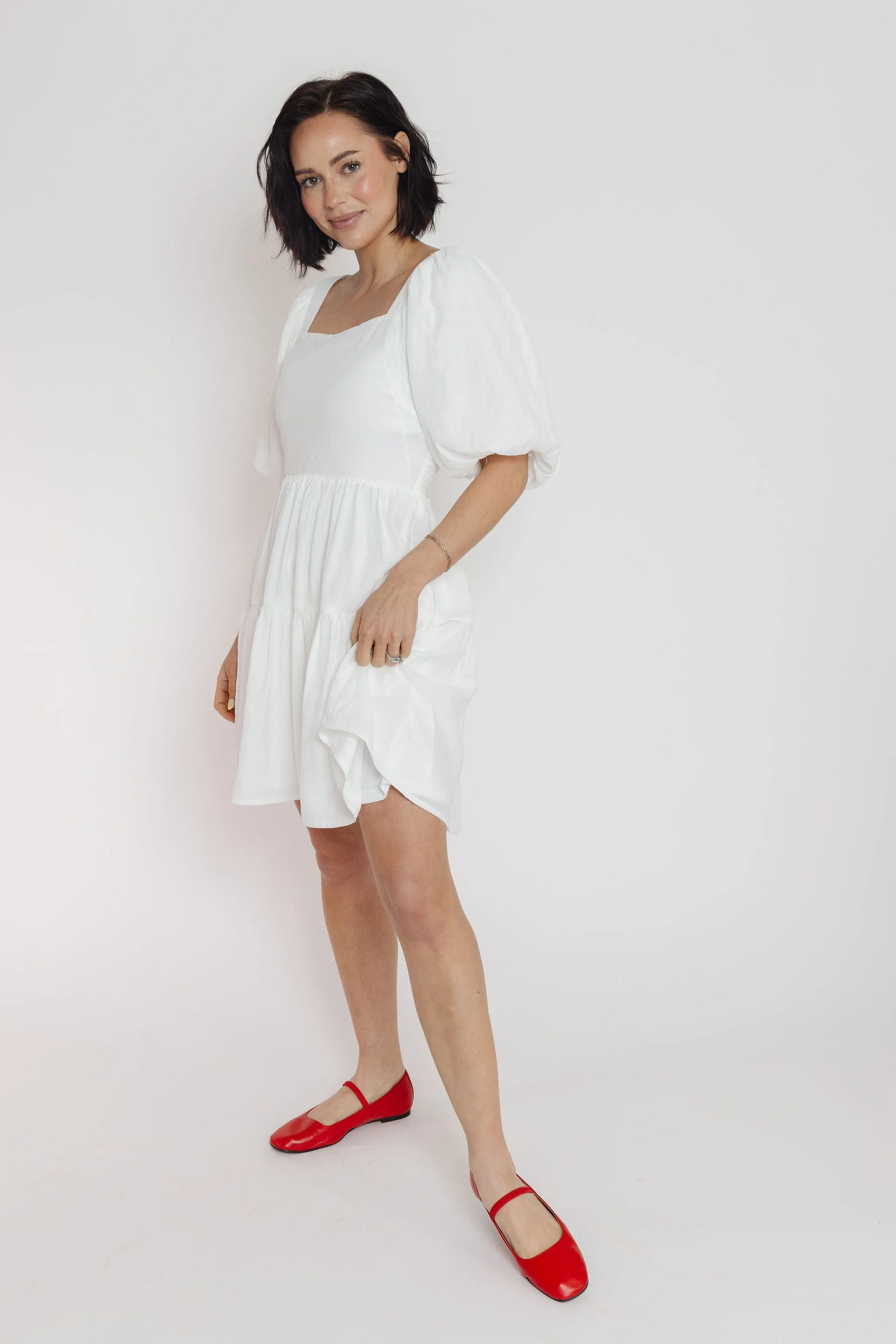 Faithfully Yours Dress in Off White