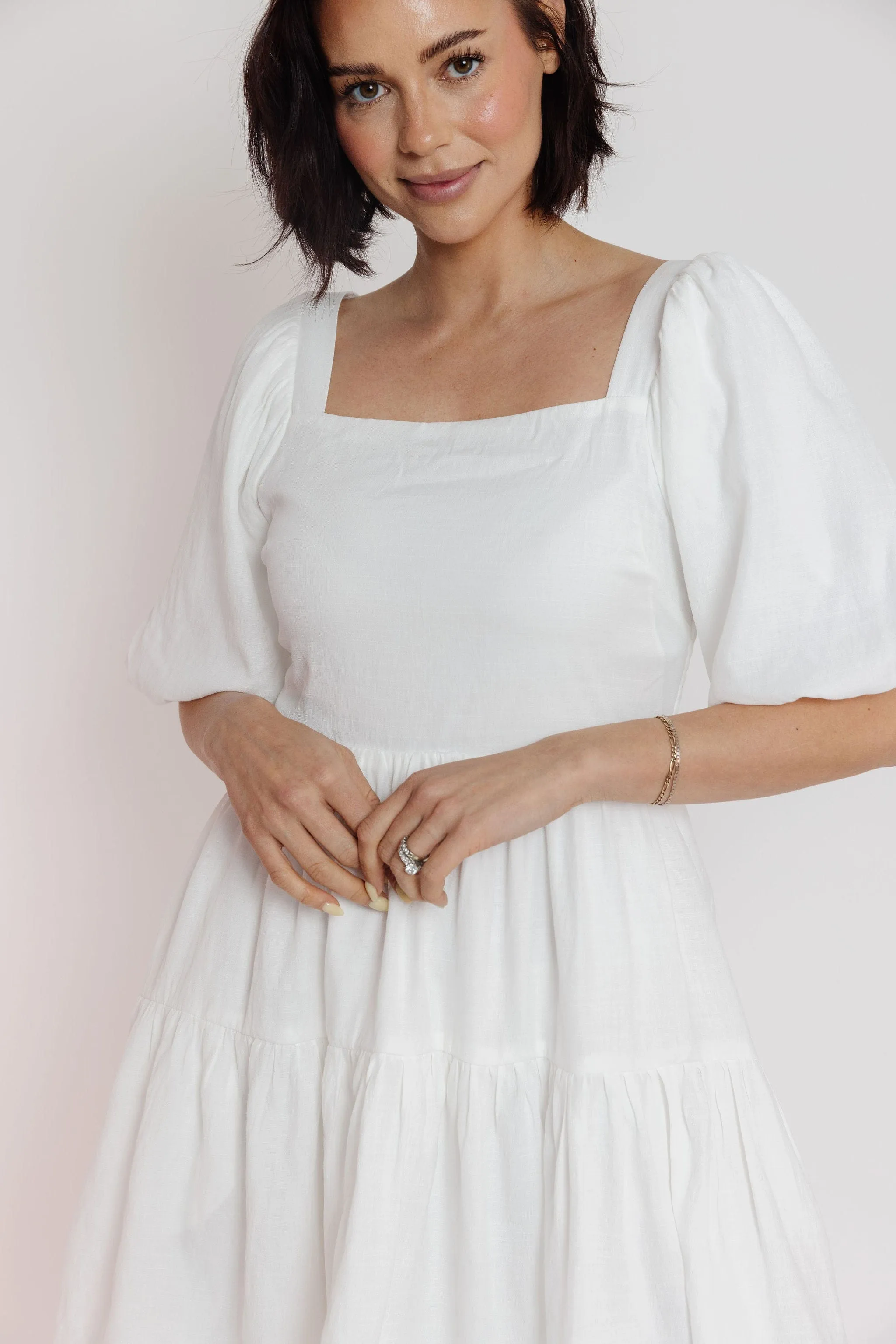 Faithfully Yours Dress in Off White