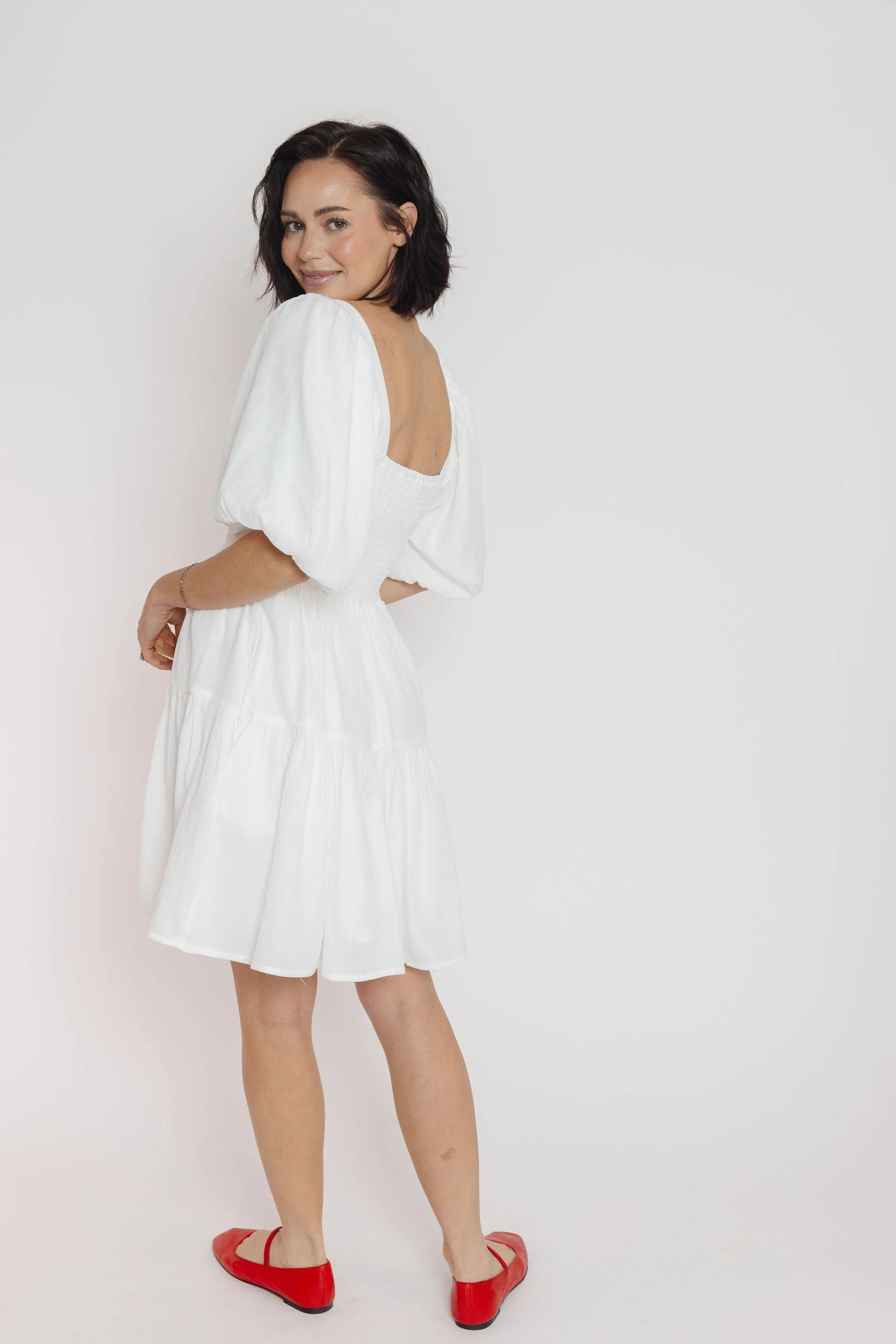 Faithfully Yours Dress in Off White