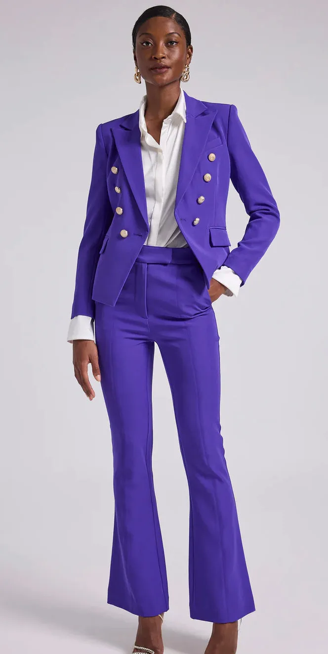 Generation Love - Delilah Crepe Blazer - Amethyst