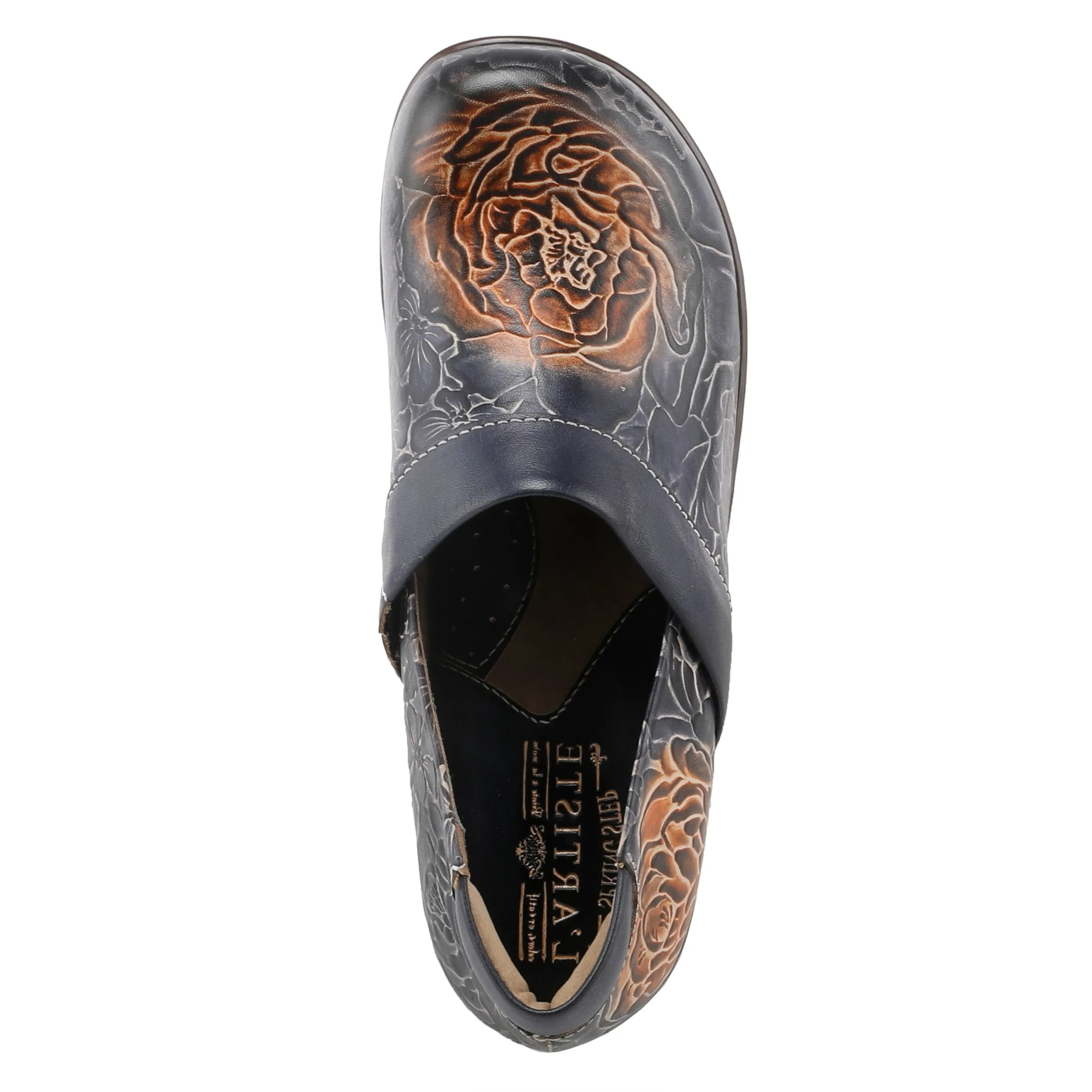 L`ARTISTE ELKAYJAY SLIP-ON CLOGS