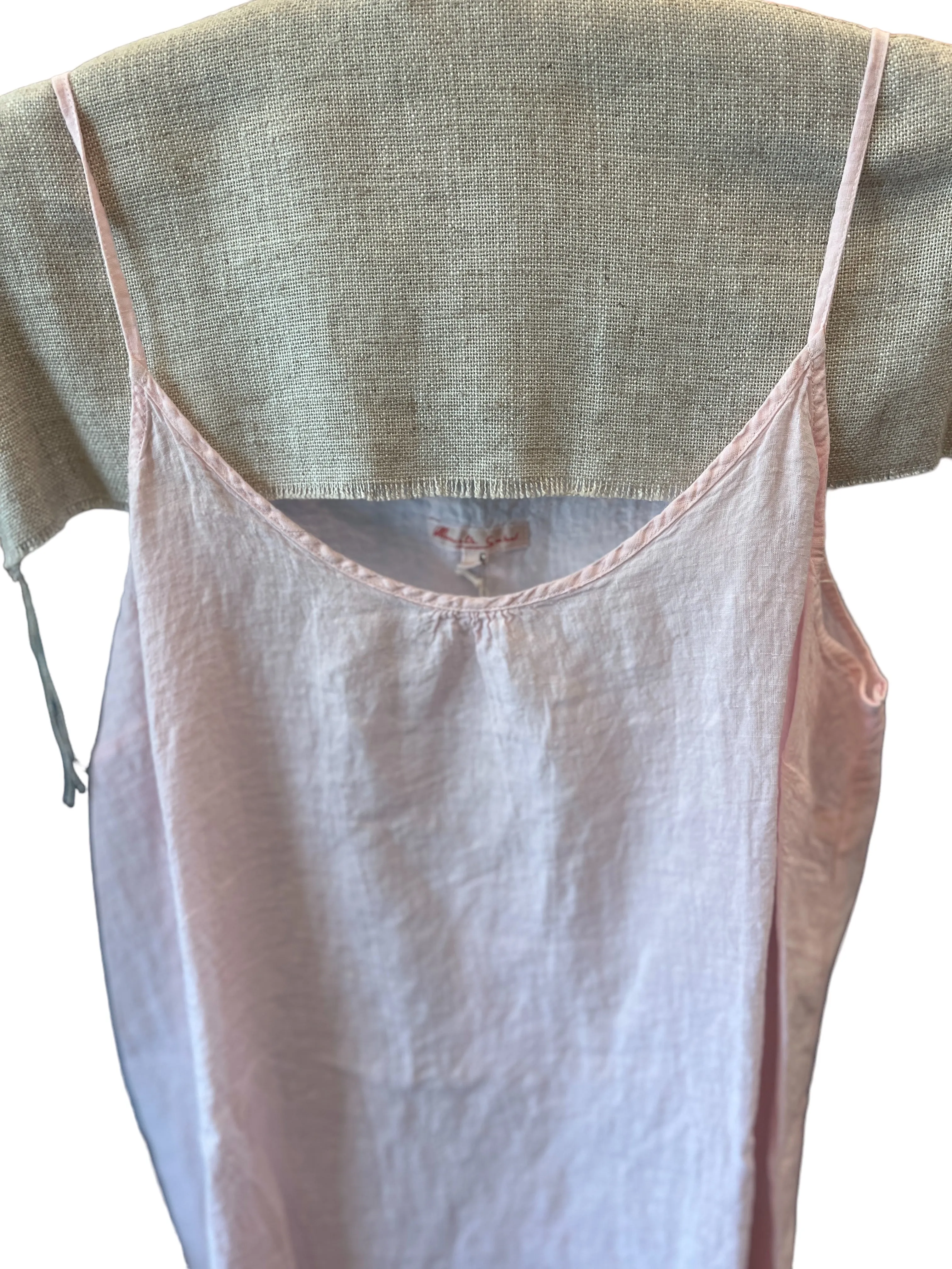 Linen camisole slip/ dress