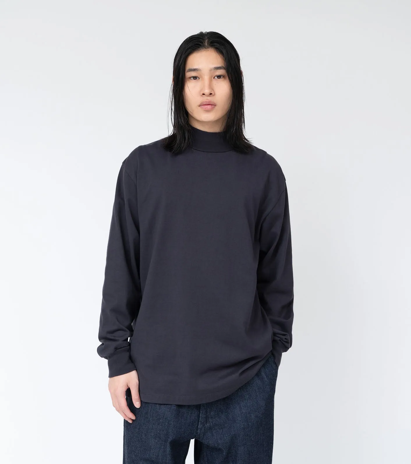 L/S Mock Neck Tee