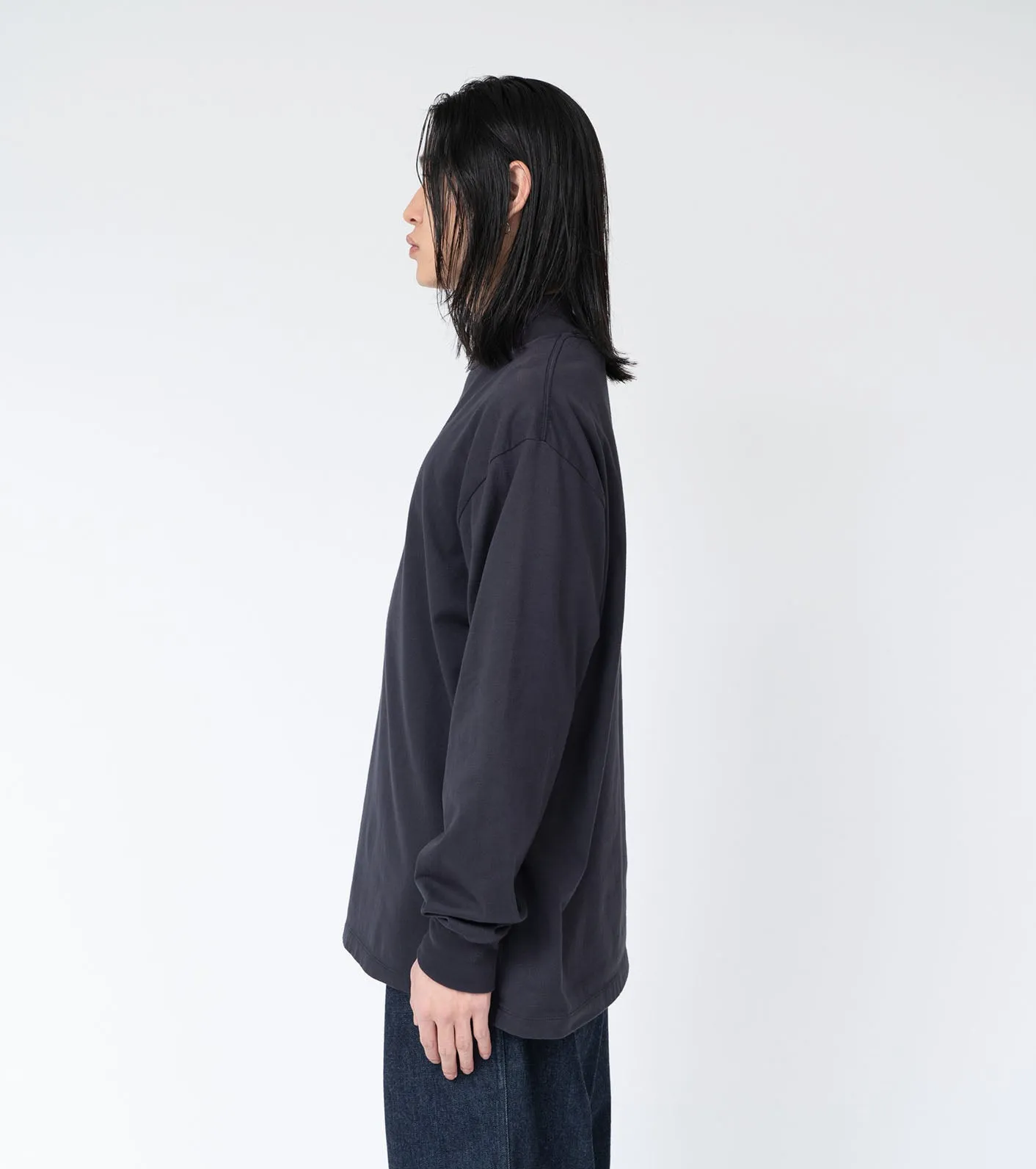 L/S Mock Neck Tee