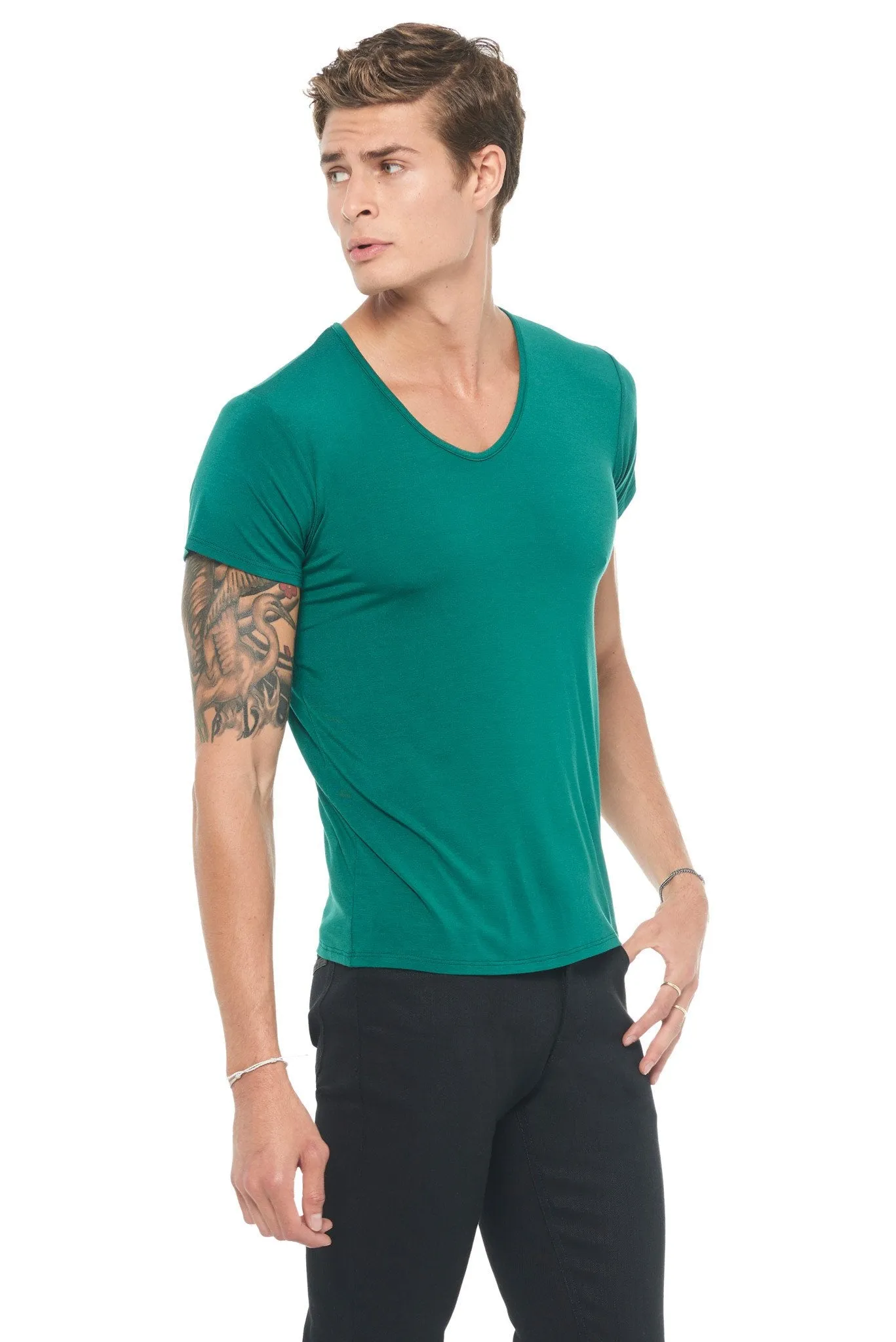 Men's Modal V-Neck Tee