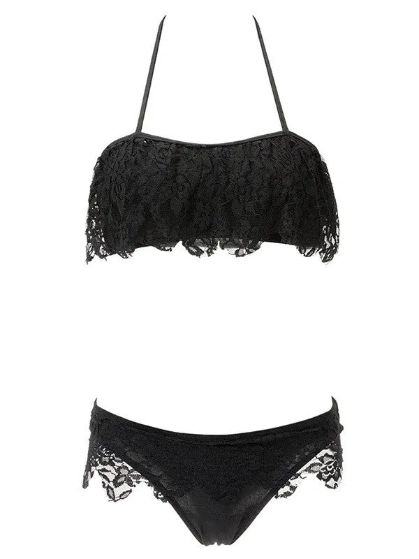 New Sexy Lace Halter Bikini Sets