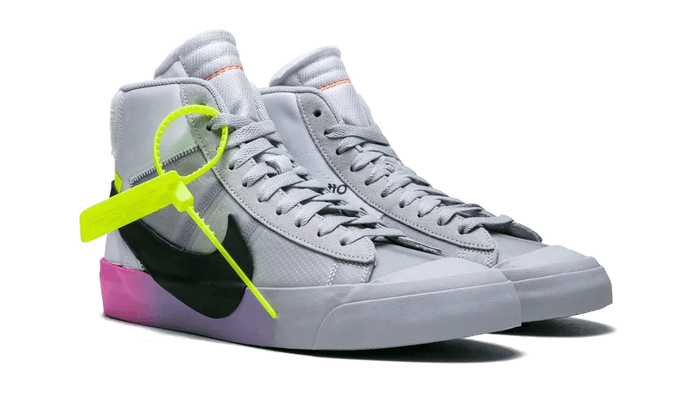 Nike Blazer Mid Off-White Wolf Grey Serena "Queen"