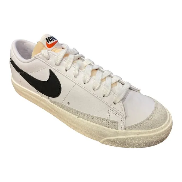 Nike men's sneakers shoe Blazer Low '77 Vintage DA6364 101 white black