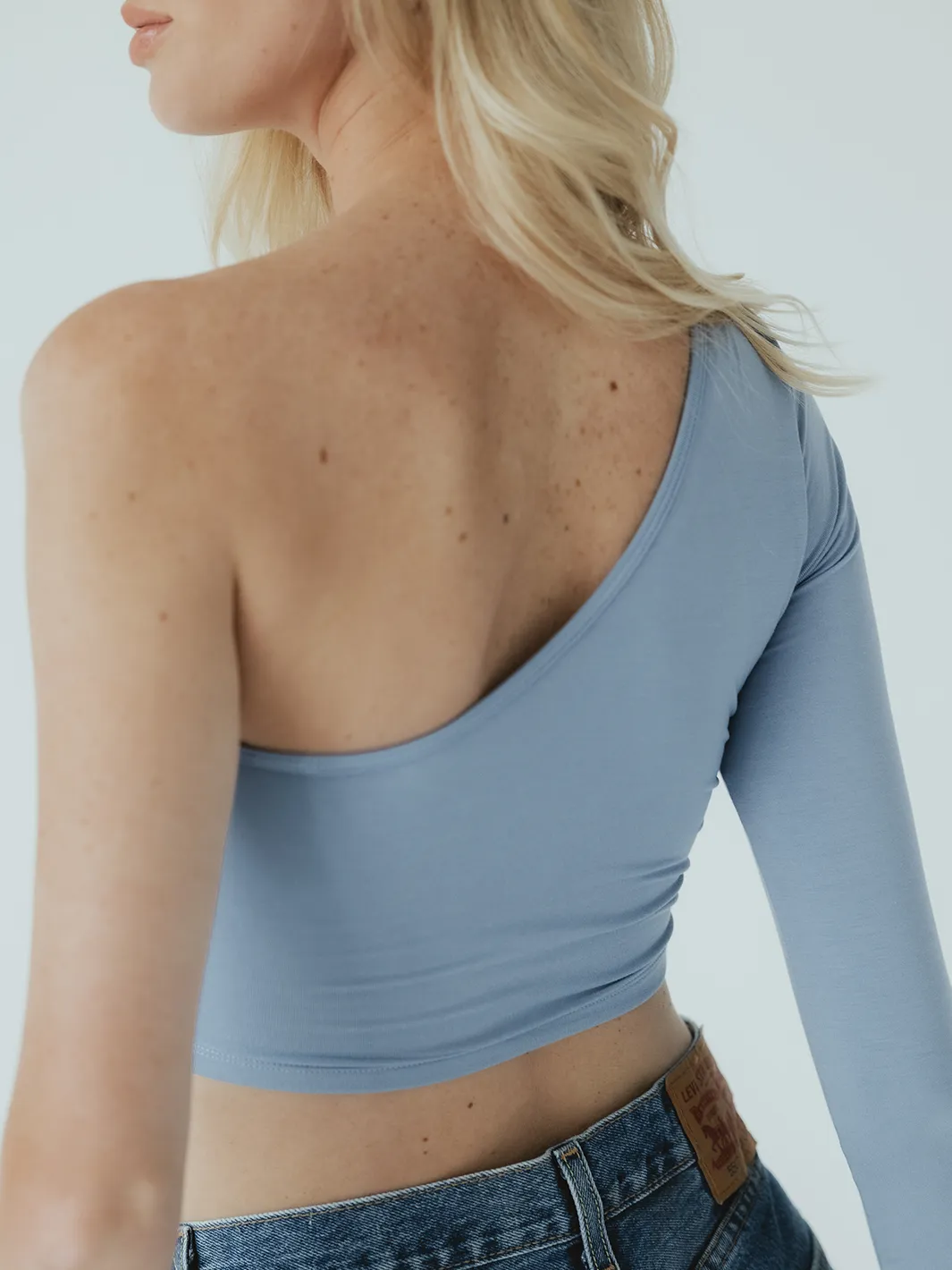 One Shoulder Long Sleeve Brami