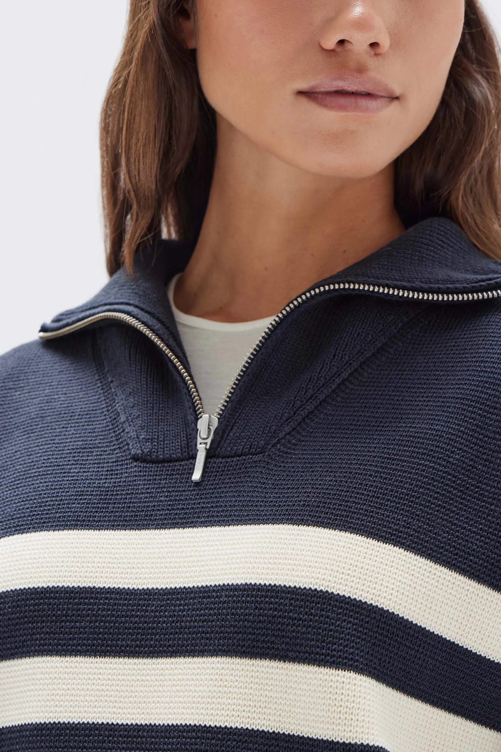 Parisienne Quarter Zip Jumper