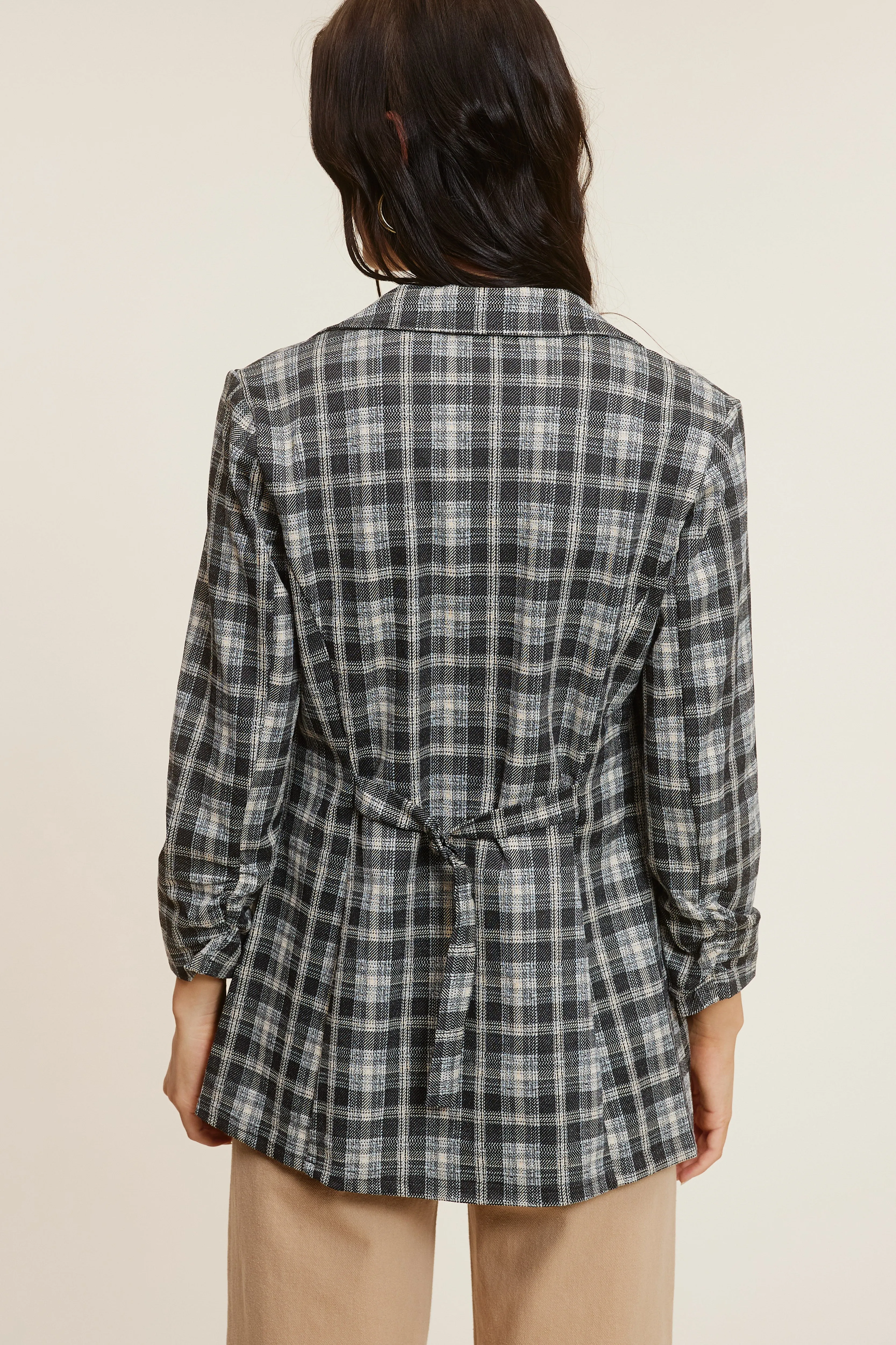 Plaid Blazer