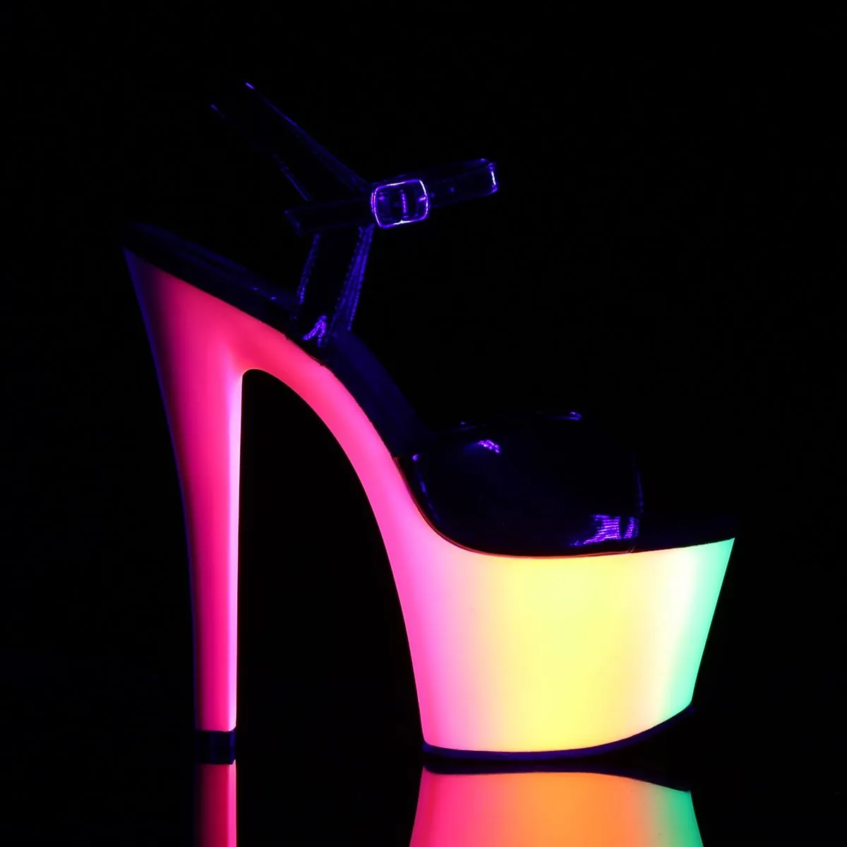 Pleaser Rainbow-309UV Sandals