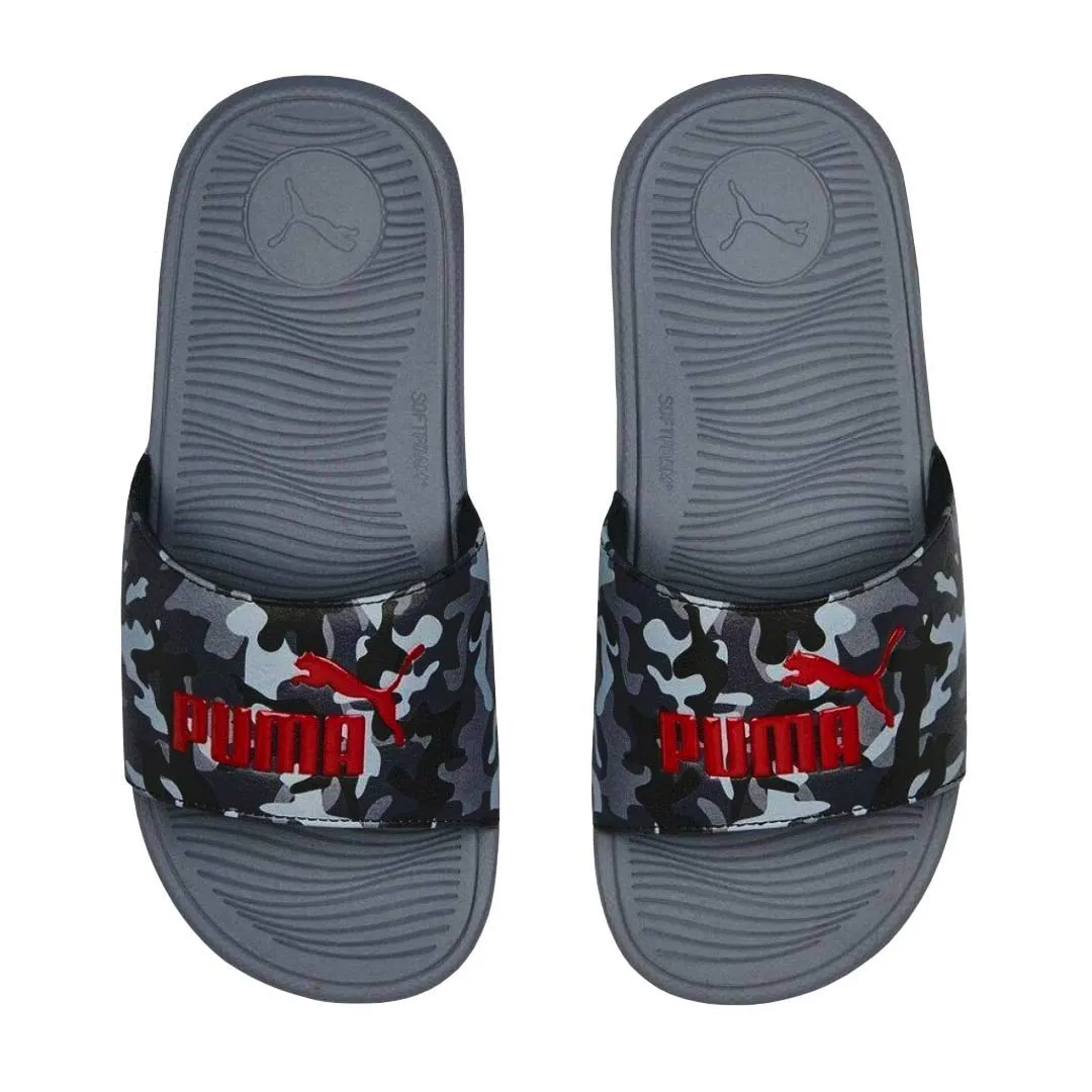 Puma - Kids' (Junior) Cool Cat 2.0 Camo Slides (390892 02)