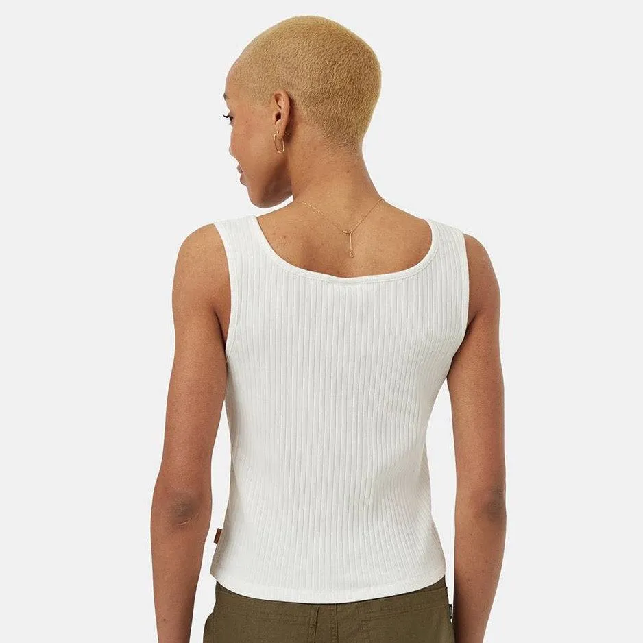 Rib Button Front Tank | Multiple Colours