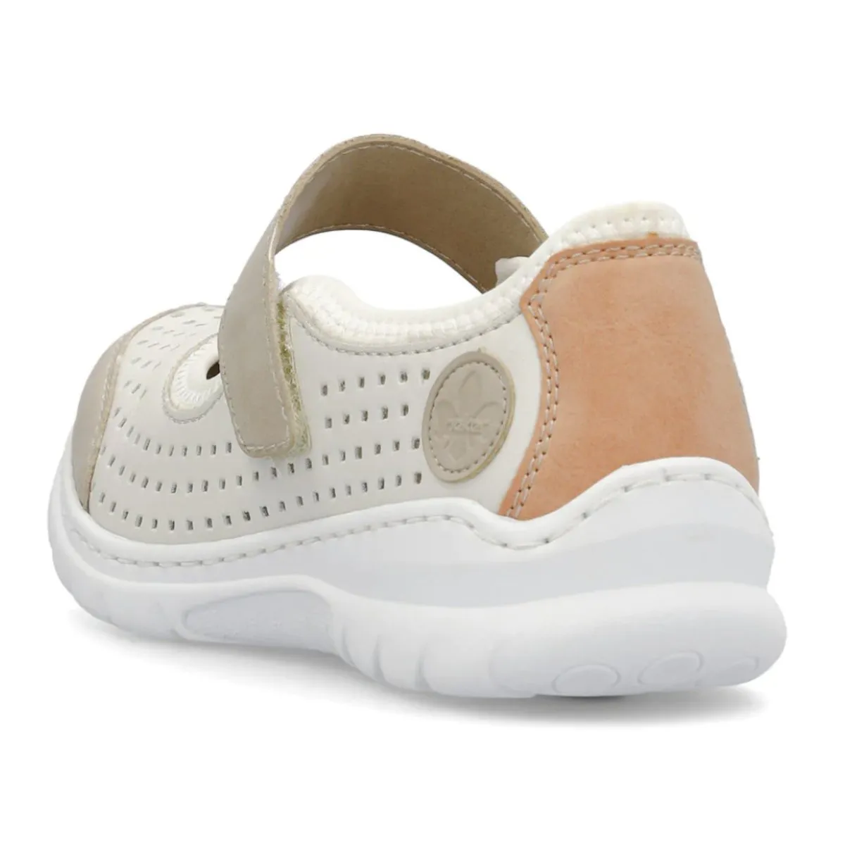 Sure, here is an optimized version of the title for this e-commerce product in English, using modifiers:

Stylish Rieker Womens L32B5-81 Nikita Sneakers in Ginger/OffWhite/Aprikot/Reinwe